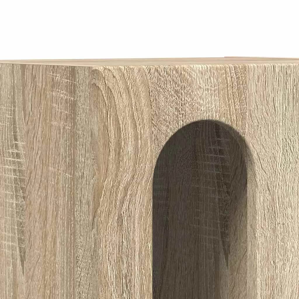 Nočna omarica ELST 2 kos Sonoma hrast 40 x 35 x 50 cm - slika 9