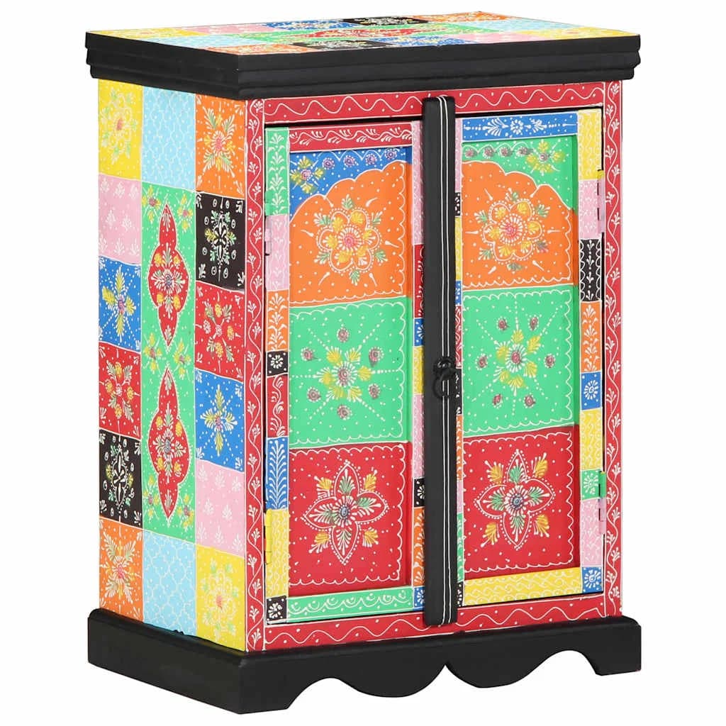Konzolna miza s polico z vrati večbarvno 50 x 30 x 70 cm - slika 6