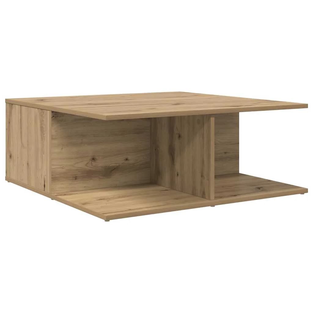 Klubska miza artisan hrast 80 x 80 x 31 cm Inženirski les - slika 8