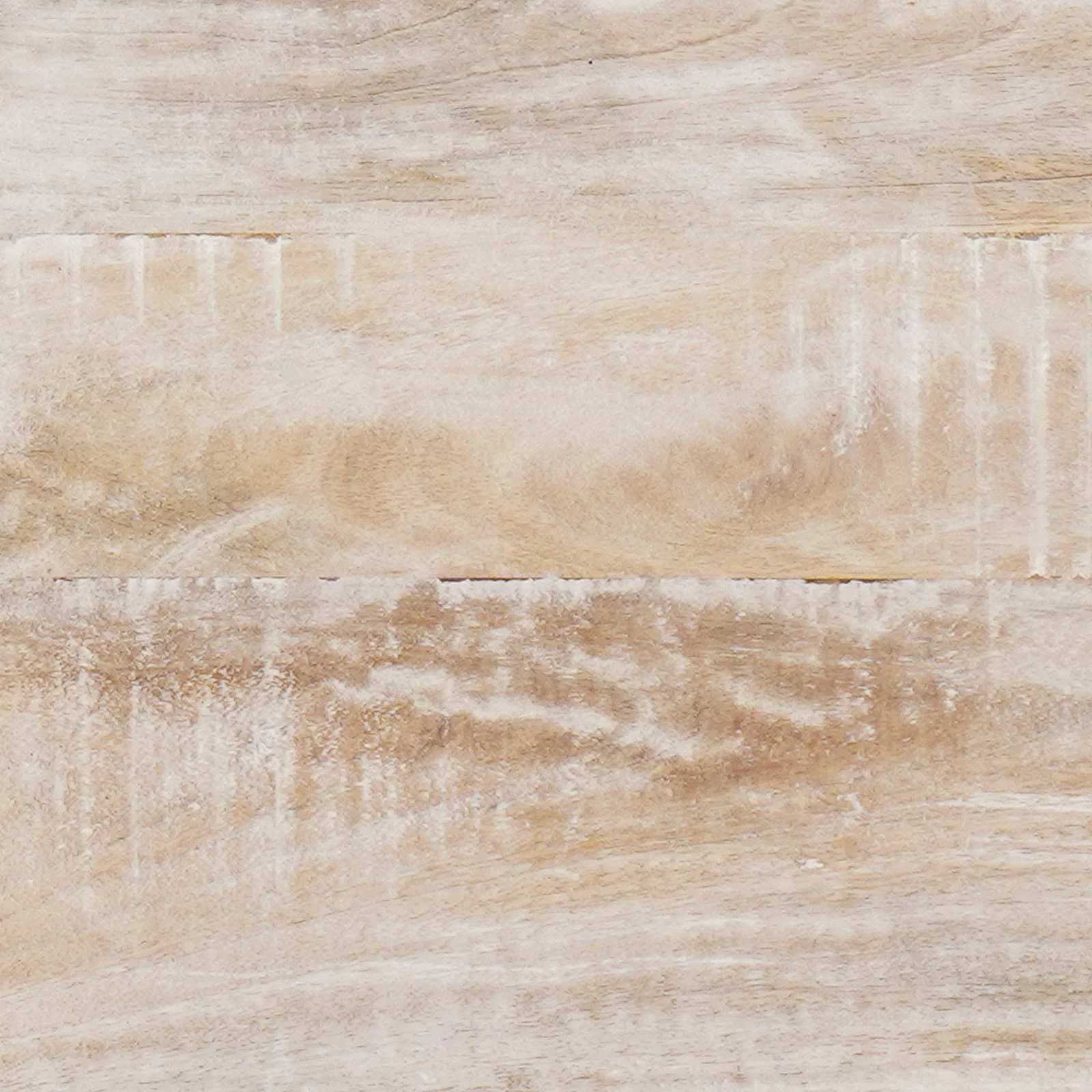 Klubska miza s predalom Bela 80 x 54 x 40 cm Masiven les manga - slika 10