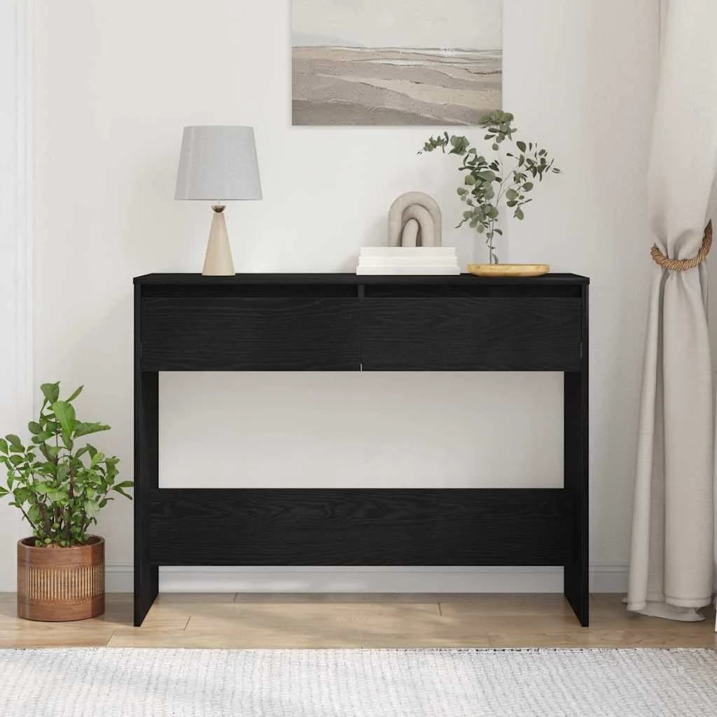 Konzolna miza Črna Orehovina 100 x 35 x 76,5 cm Inženirski les