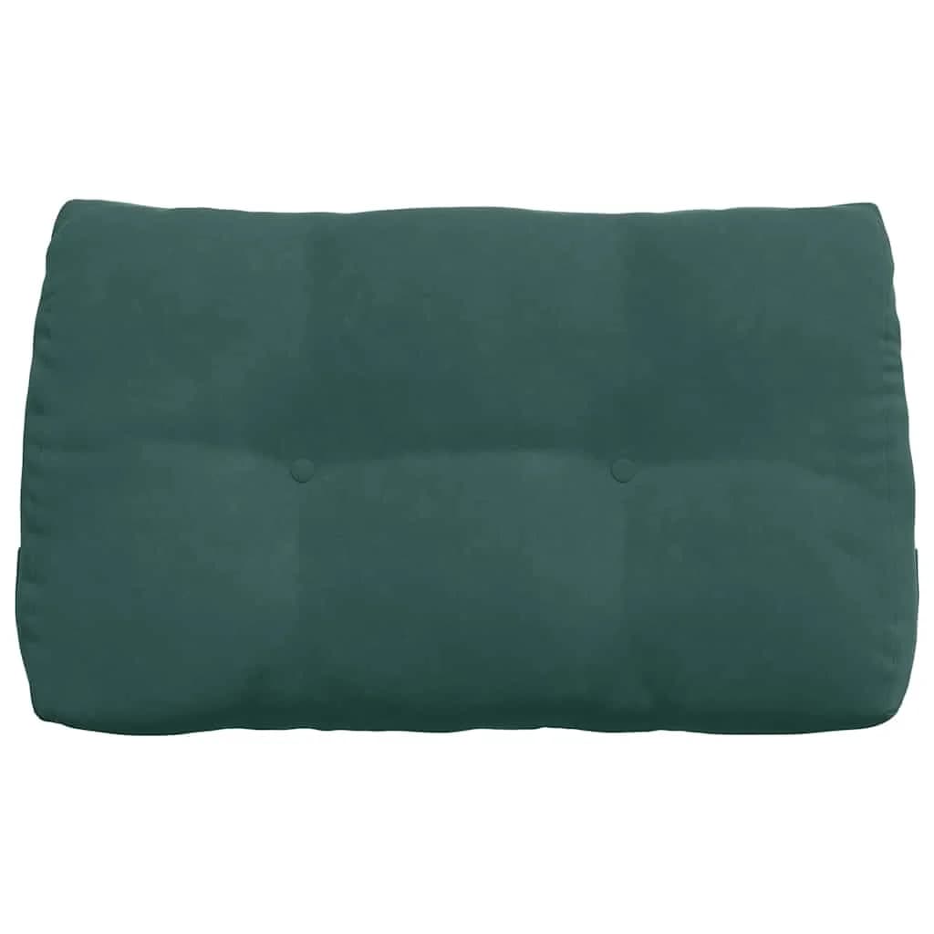 Poglavni vzglavnik Temno zelena 80 x 24 x 50 cm Žamet - slika 6