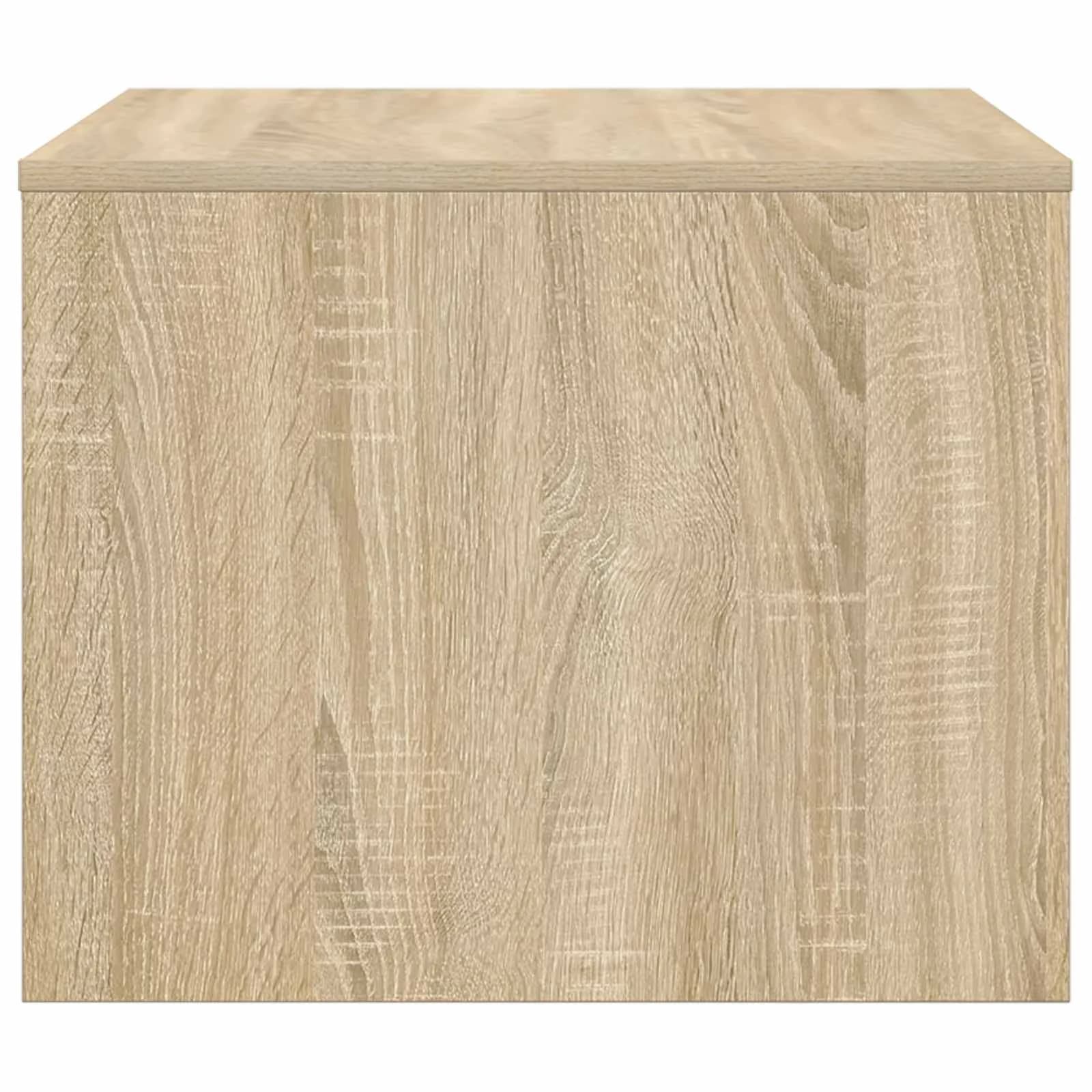 Klubska miza Sonoma hrast 60 x 50 x 40 cm Inženirski les - slika 6