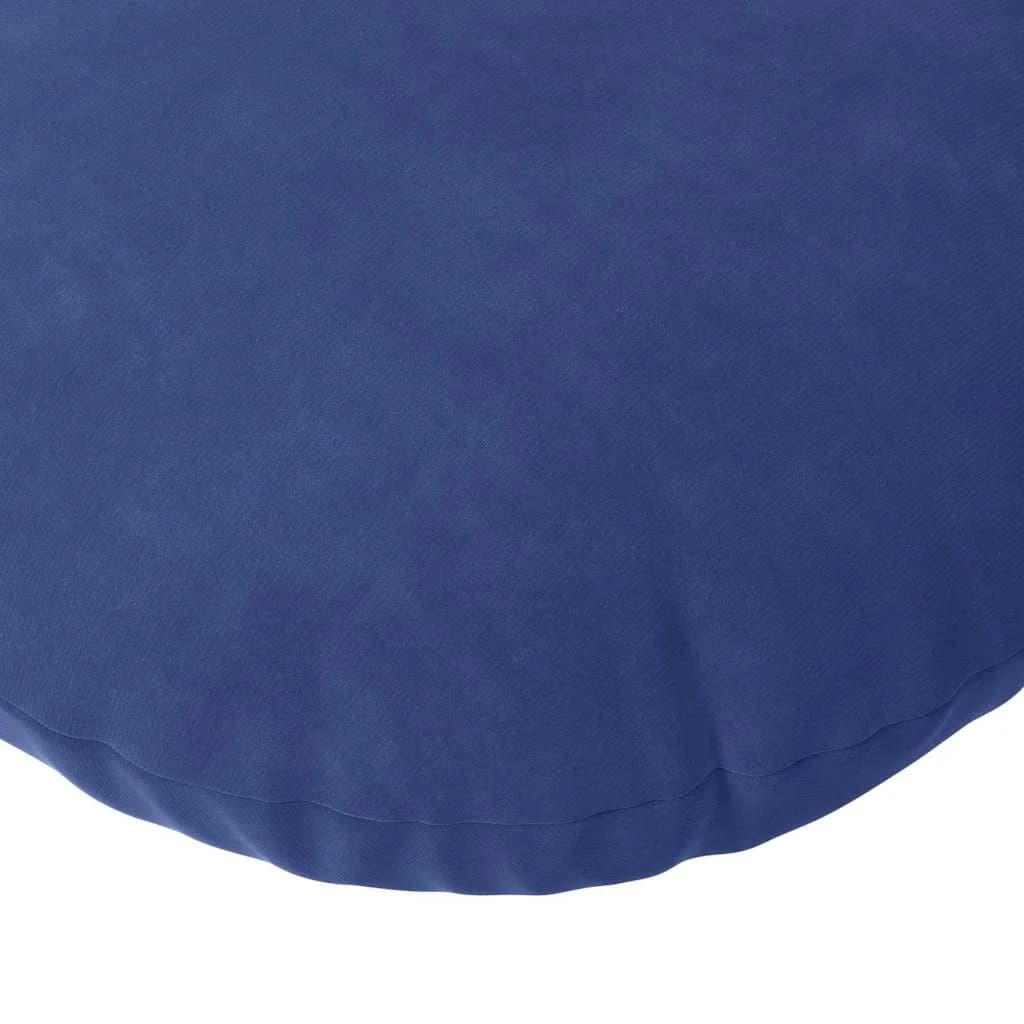 Sedežne blazine 2 pcs Policijska modra Ø 40 x 13 cm Žamet - slika 7