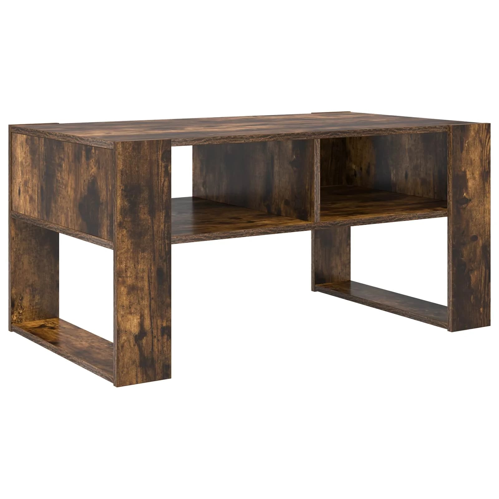 Klubska miza Dimljeni oreh 92 x 53 x 45 cm Inženirski les - slika 2