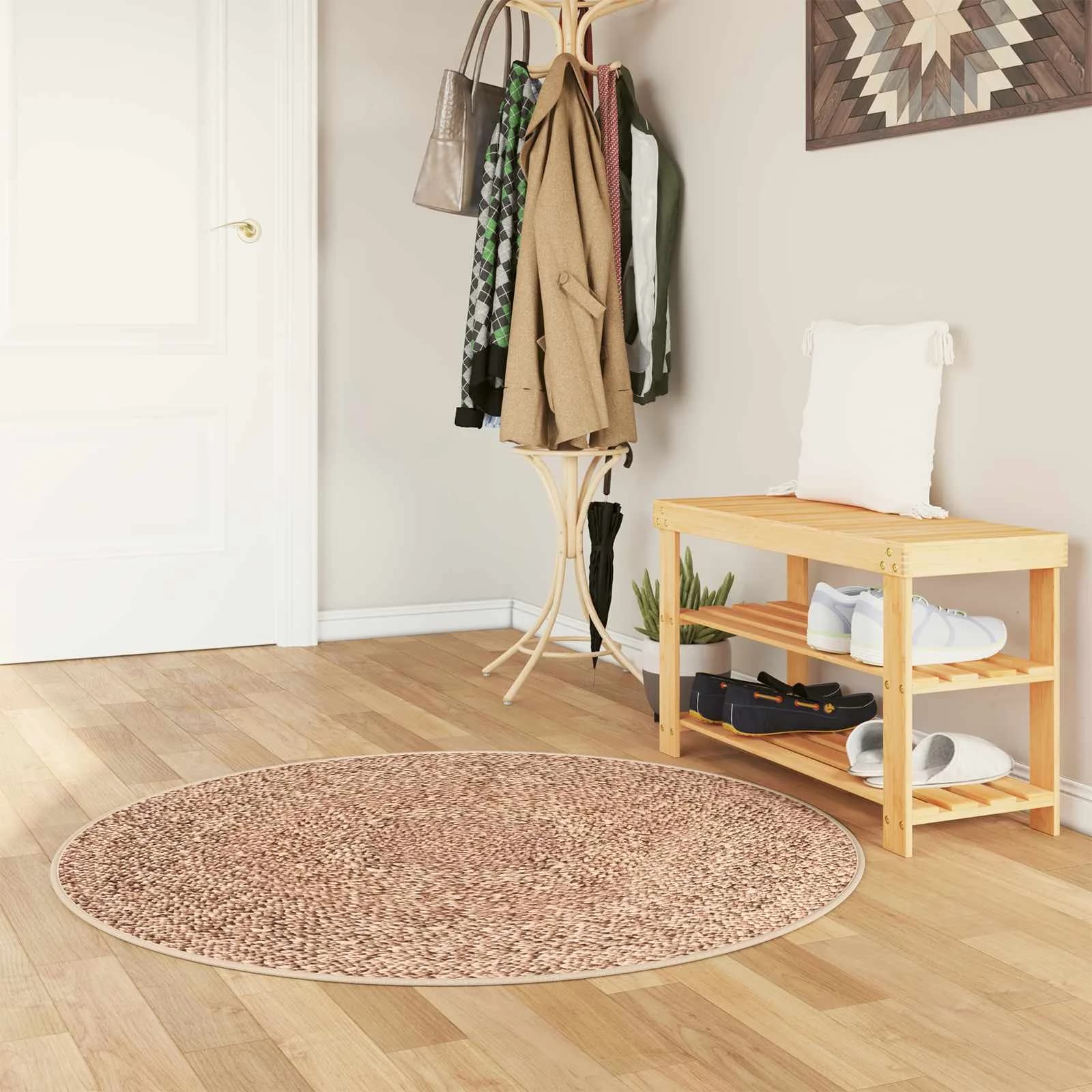 Preproga runner MARSA Rumena 120 x 120 cm Poliester in PVC
