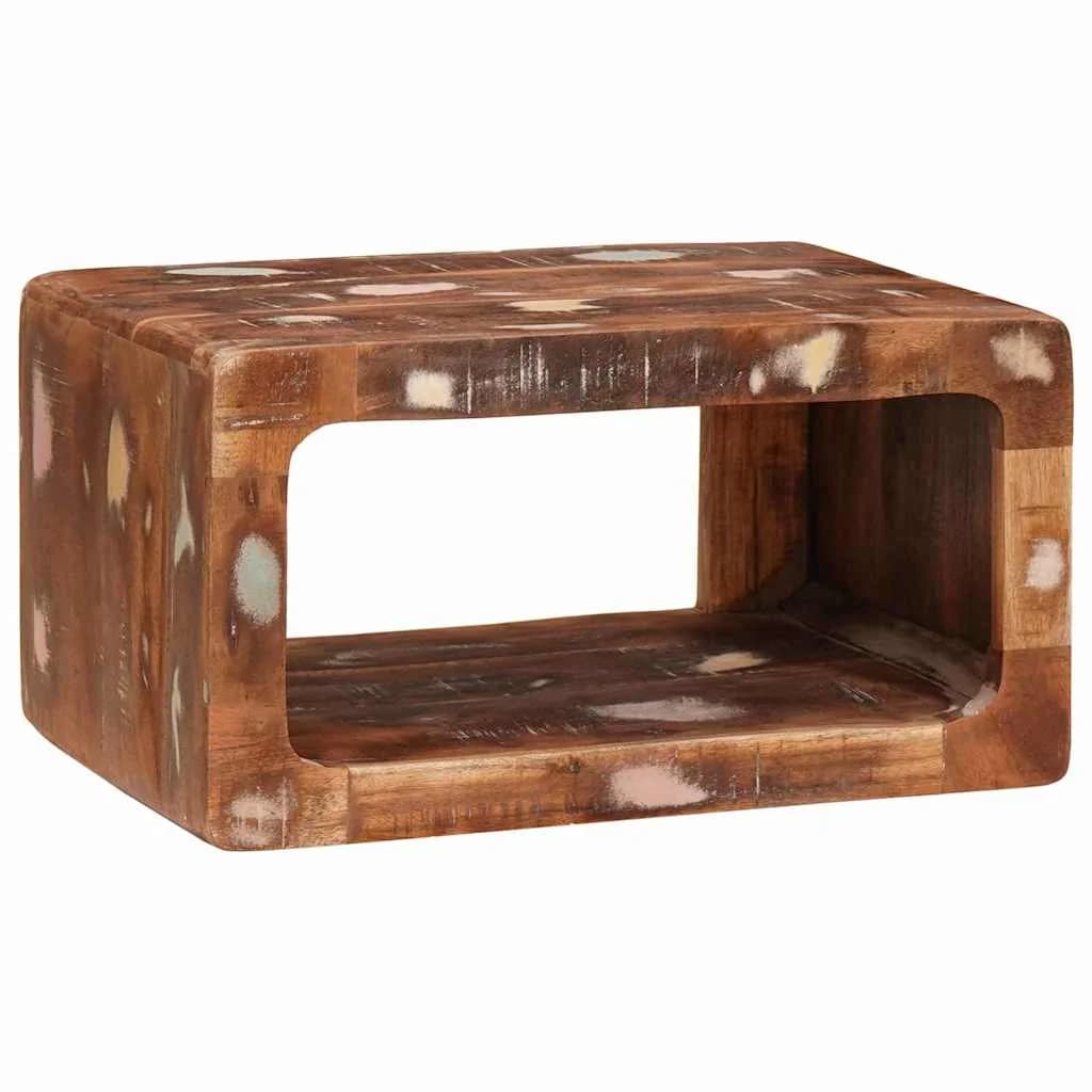 Nočna omarica Rjava 45 x 30 x 24 cm Trdna obnovljena les - slika 3