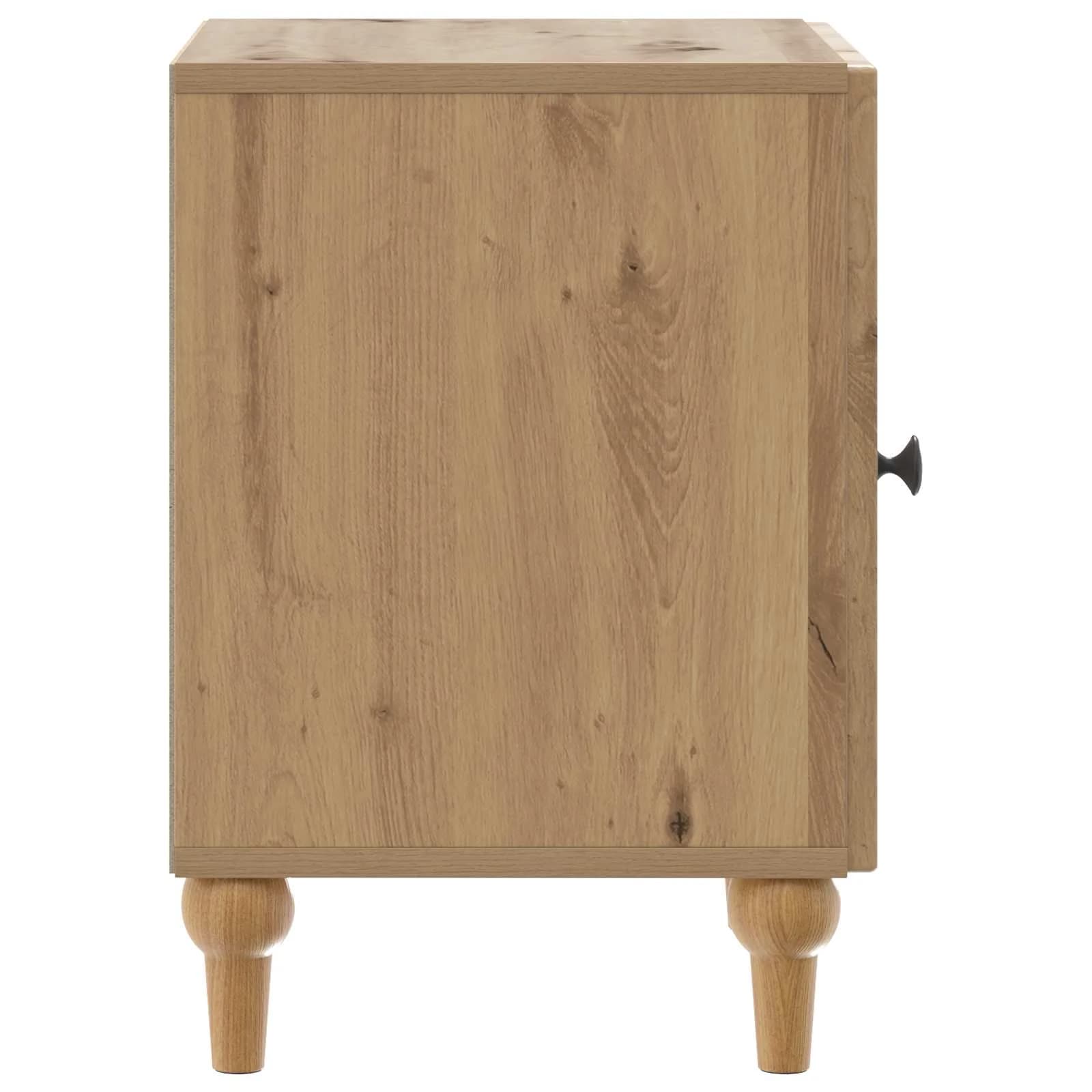 Nočna omarica Artisan hrast 43 x 34,5 x 50 cm Inženirski les - slika 6