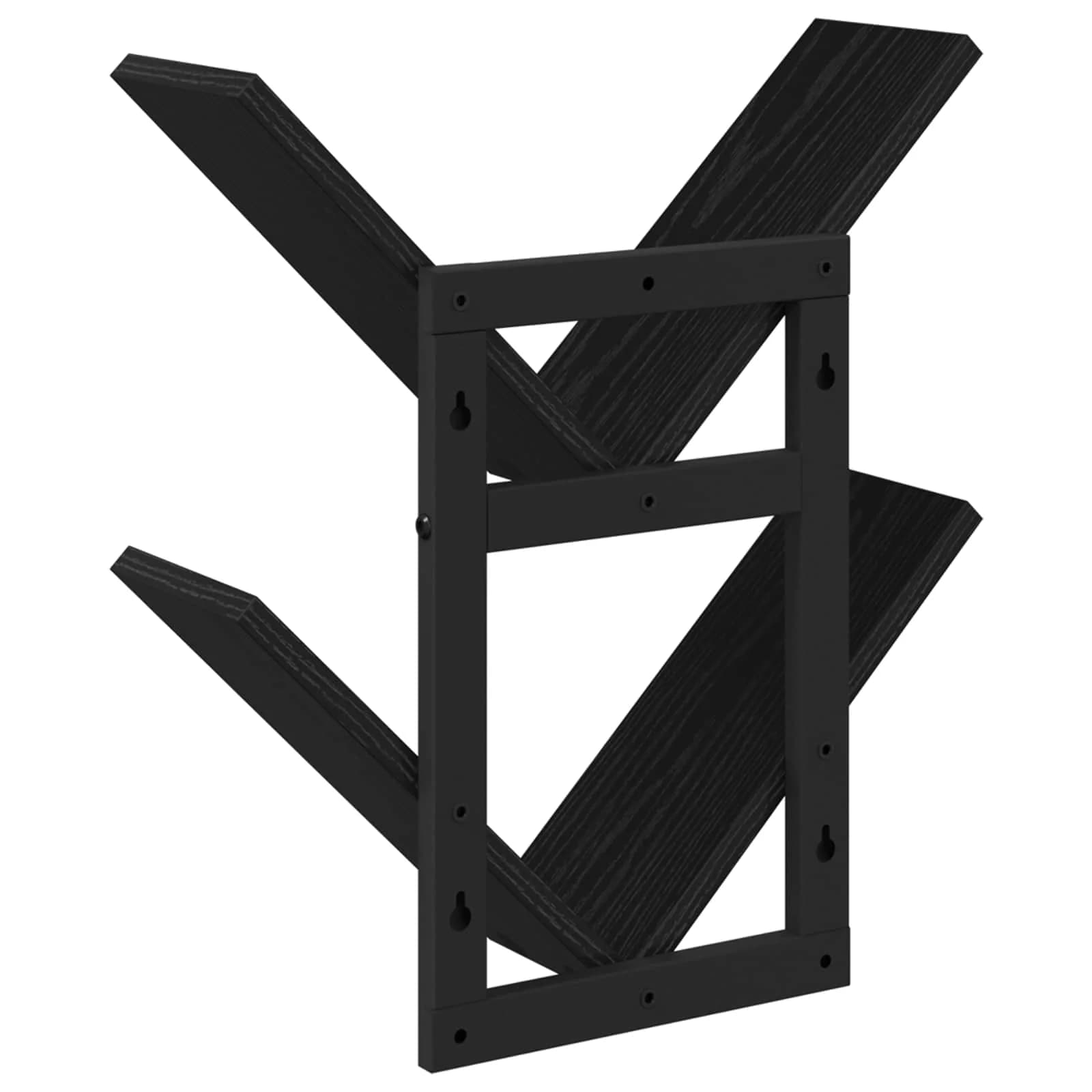 PrFloating Shelf 2 kos Črni hrast 43 x 15 x 47 cm - slika 6