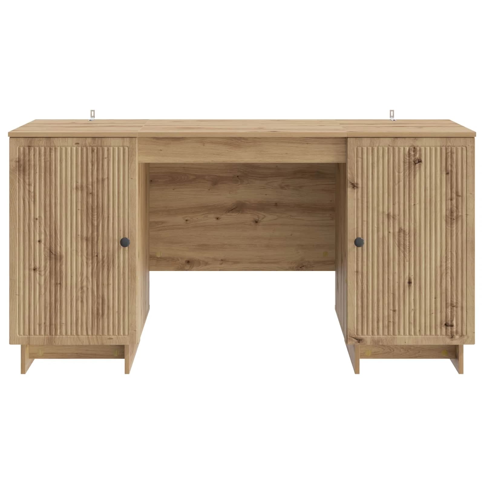 Miza Artisan hrast Inženirski les 142,5 x 50 x 75 cm - slika 5