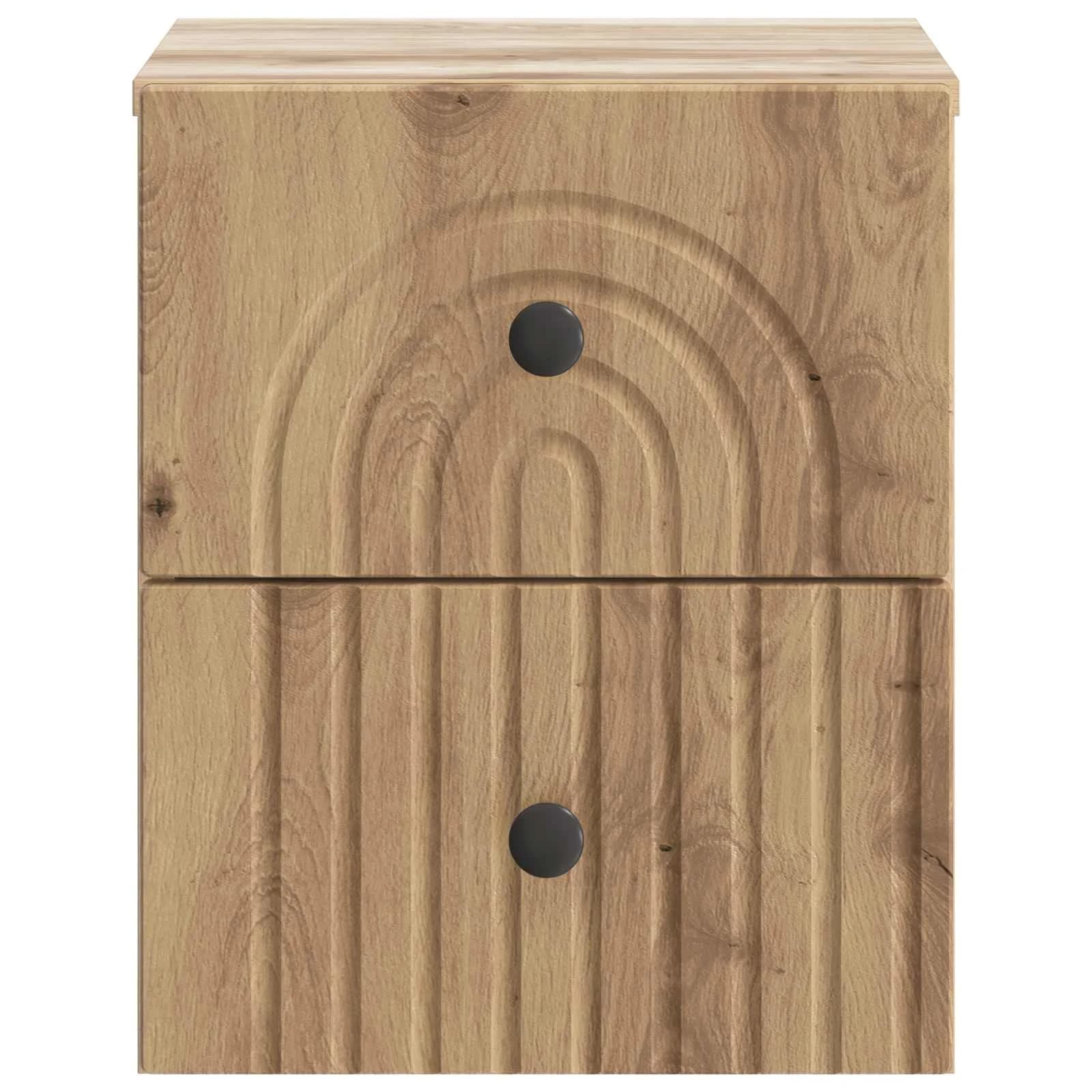 Stenski nočni omarici Artisan hrast 33 x 34,5 x 40 cm - slika 5
