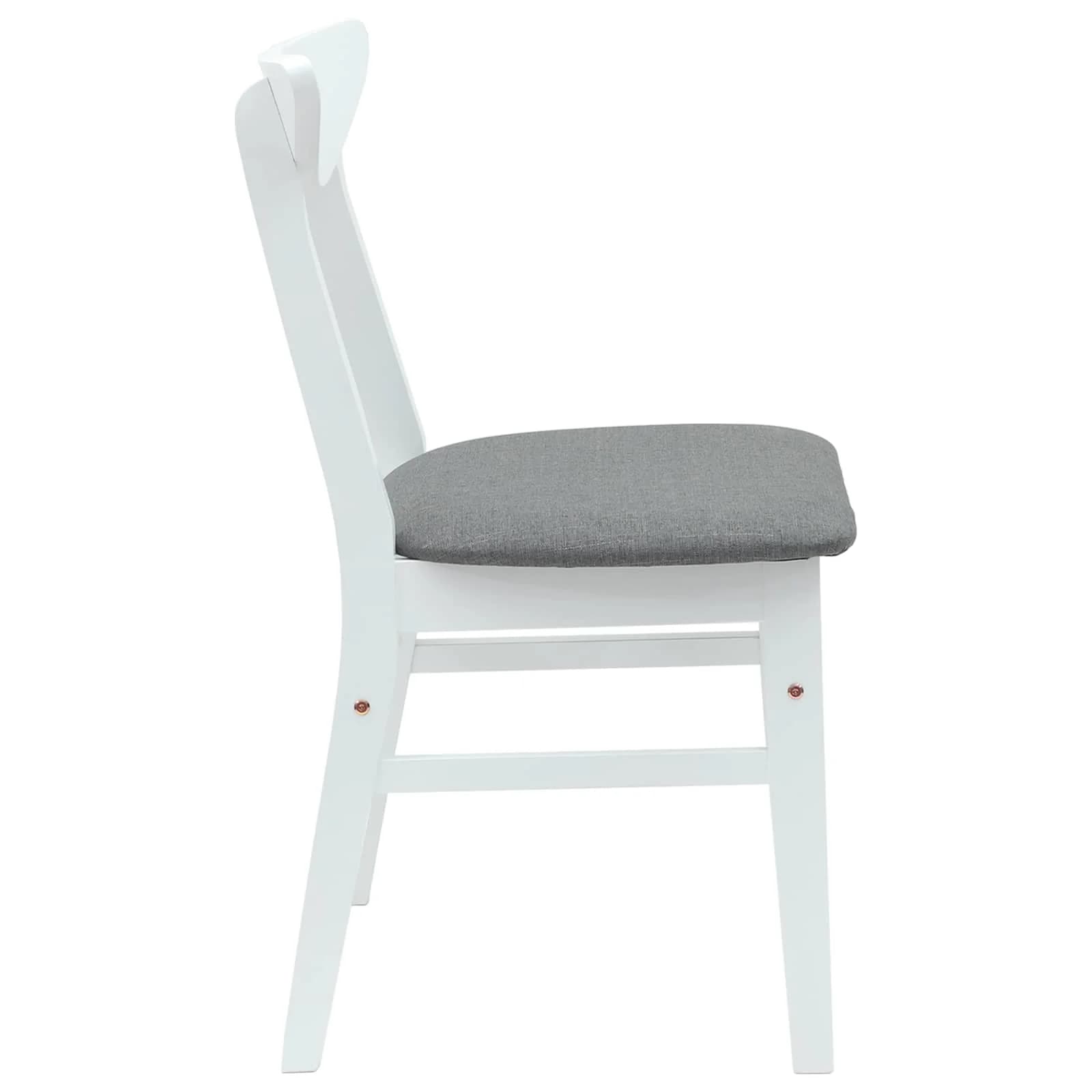 Jedilni stoli 2 kos Masivno gumovo les Bela 42 x 47,5 x 81 cm - slika 6