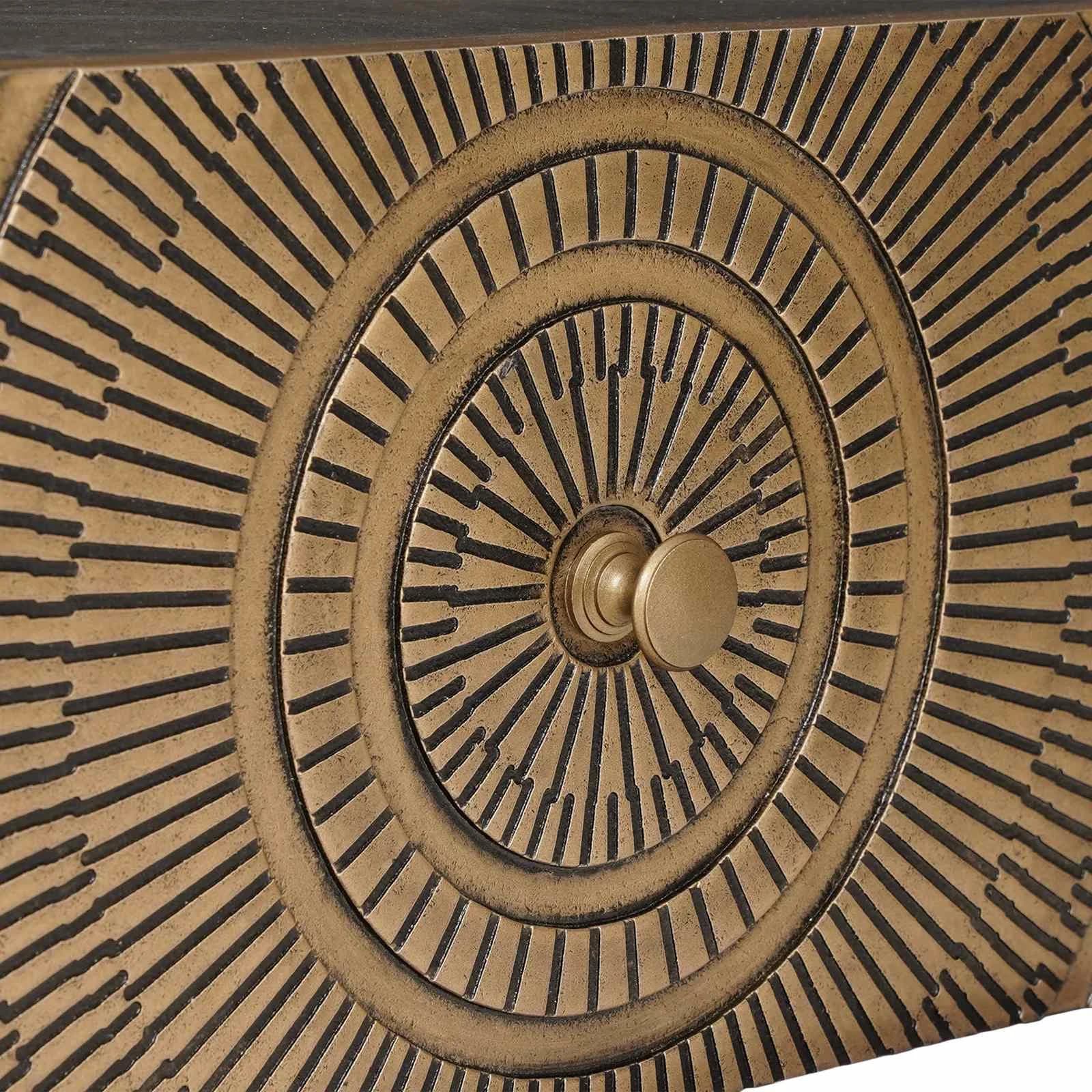 Ročno izdelana nočna omarica Kavna rjava 40 x 30 x 20 cm - slika 7