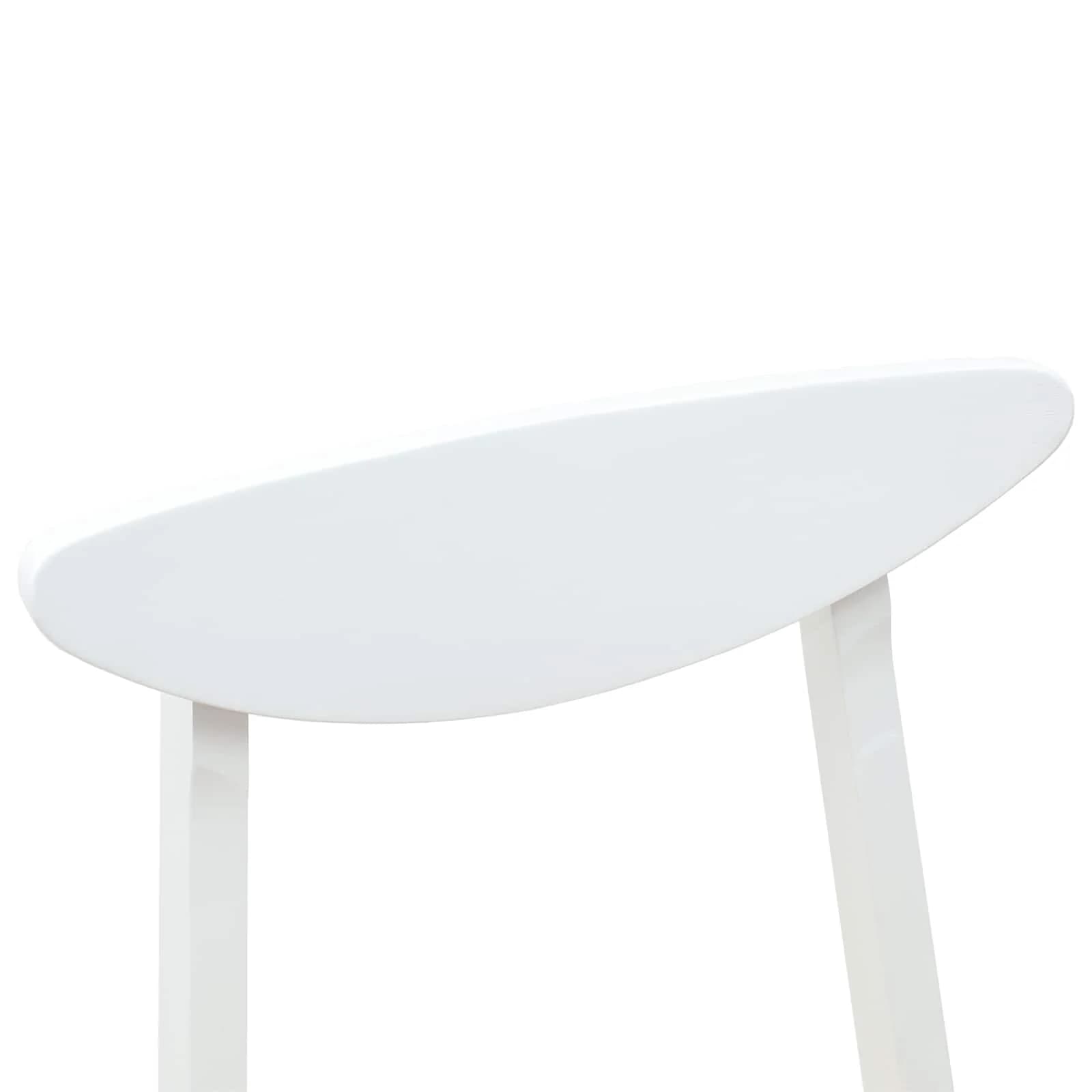 Jedilni stoli 2 kos Masivno gumovo les Bela 42 x 47,5 x 81 cm - slika 8