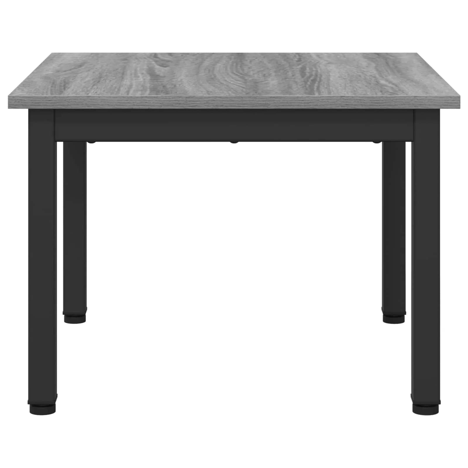 Klubska miza Siva Sonoma 50 x 50 x 36 cm Inženirski les - slika 6