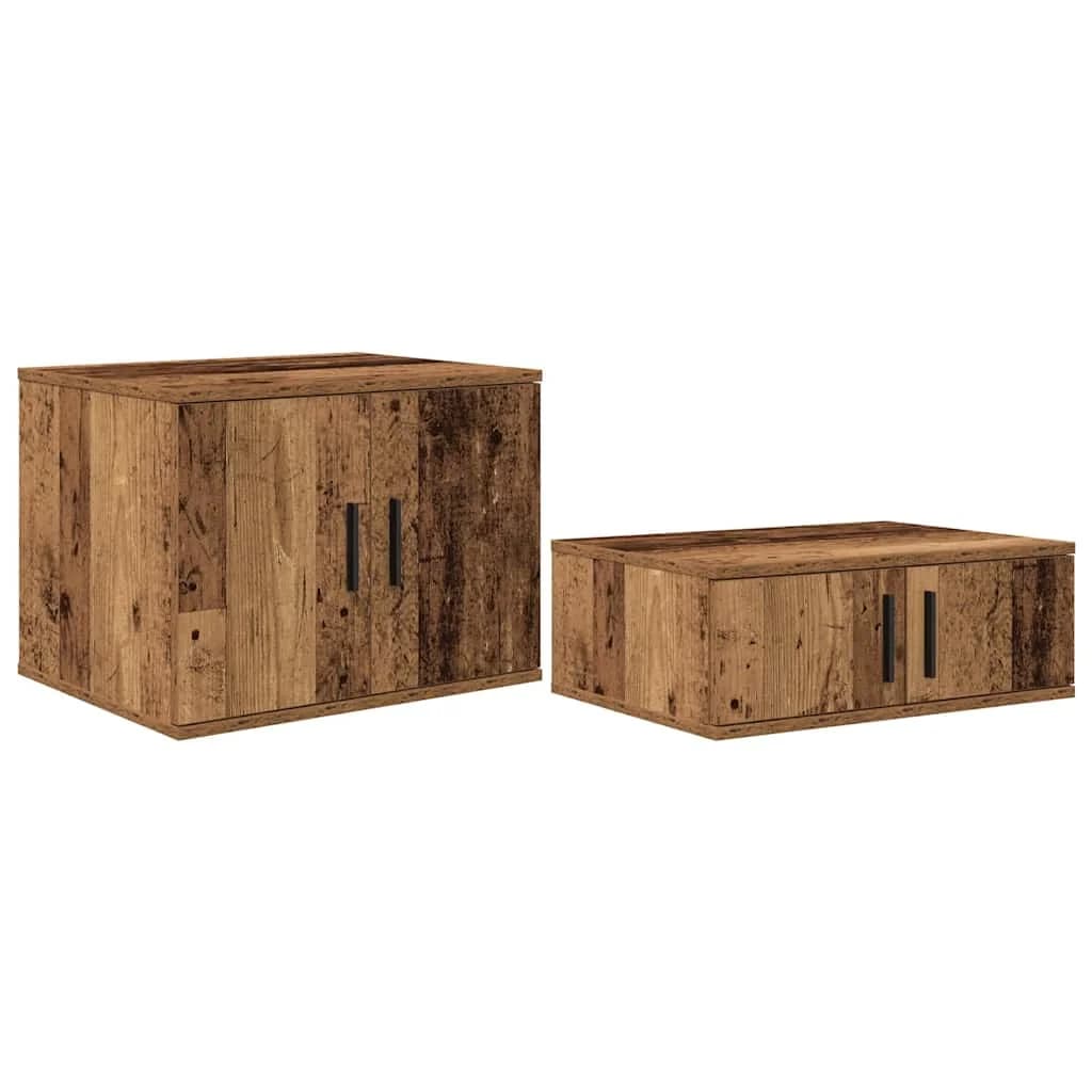 Omarica za shranjevanje 2 kos Star les 127 x 41 x 40 cm - slika 2