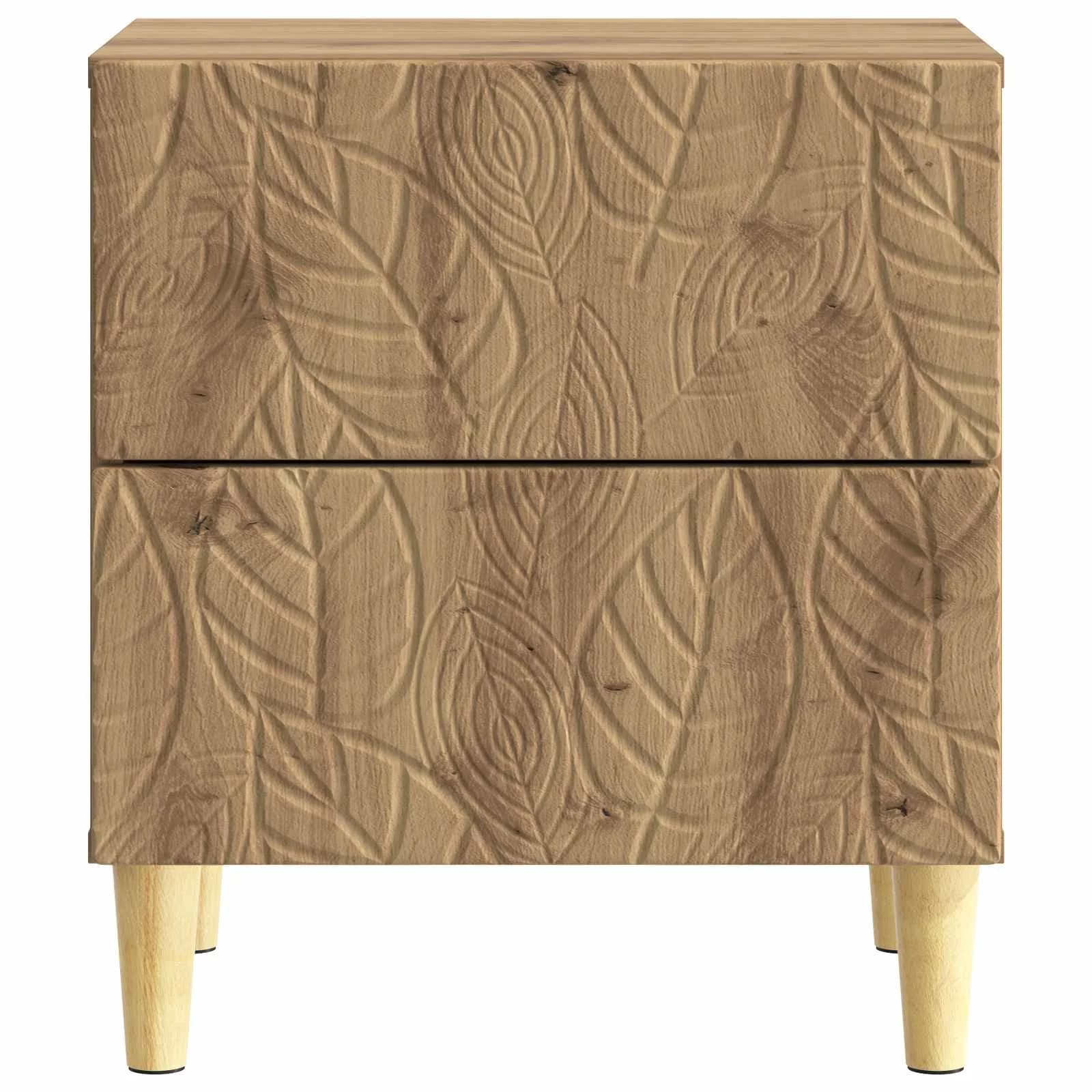 Nočna omarica Artisan hrast 43 x 34,5 x 48 cm Inženirski les - slika 4