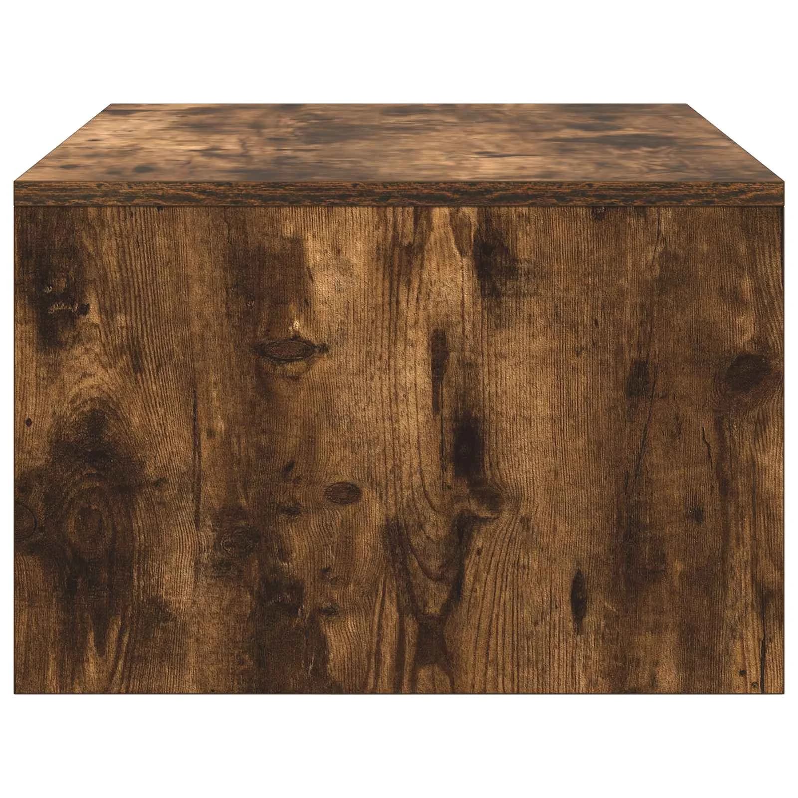 Stenska miza Dimljeni oreh Inženirski les 80 x 45 x 30 cm - slika 6