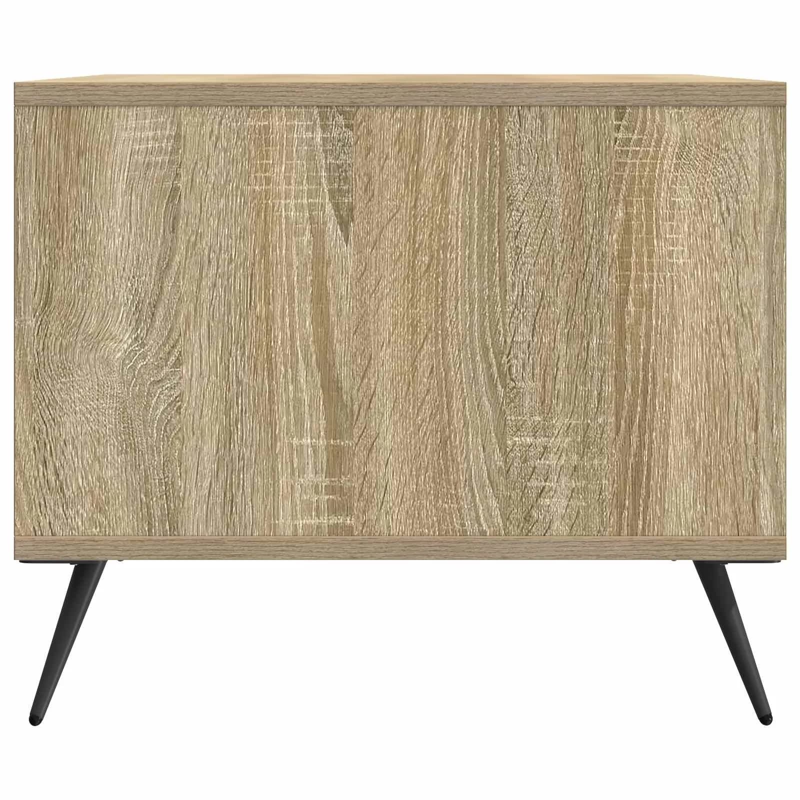 Klubska miza Sonoma hrast 90 x 50 x 40 cm Inženirski les - slika 6