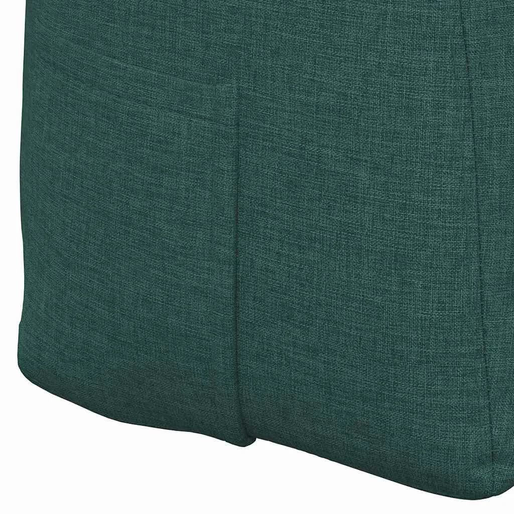 Poglavni vzglavnik Temno zelena 120 x 24 x 50 cm blago - slika 9