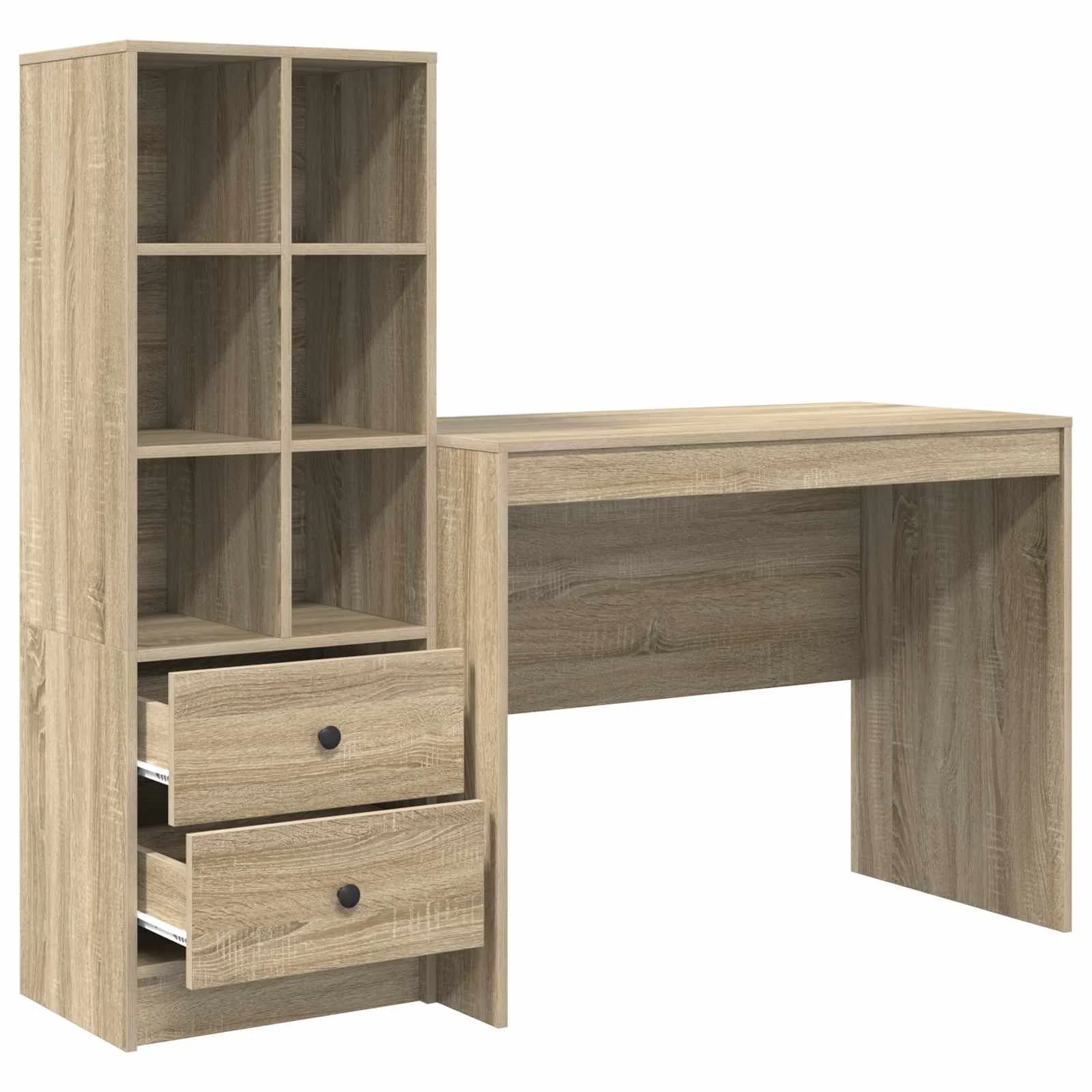 Miza Sonoma hrast 145.5 x 50 x 127 cm 2 kos - slika 7