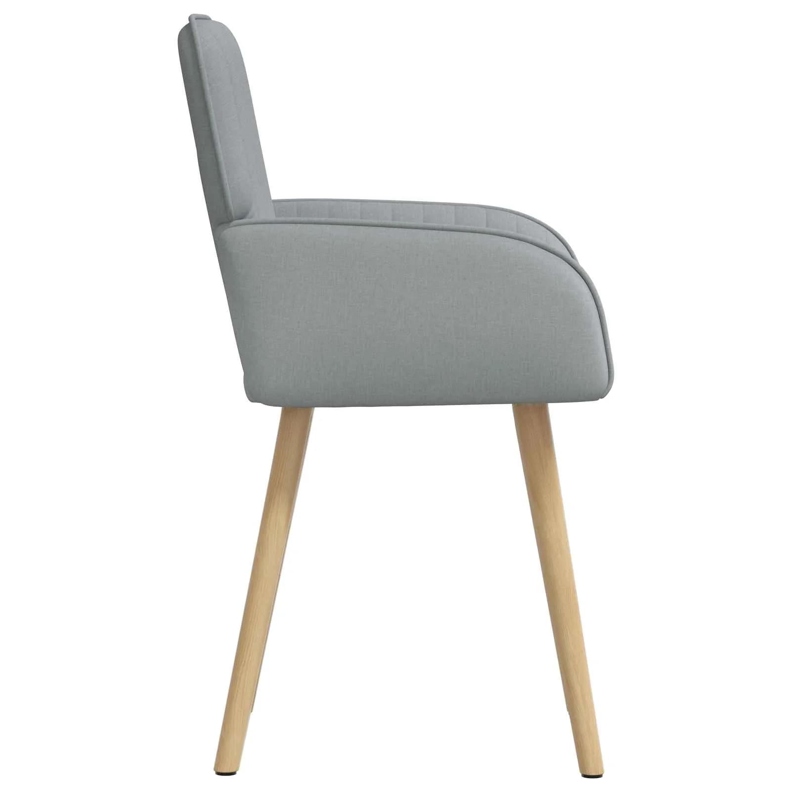 Jedilni stoli 2 kos Blago Svetlo siva 56,5 x 50 x 87,5 cm - slika 4