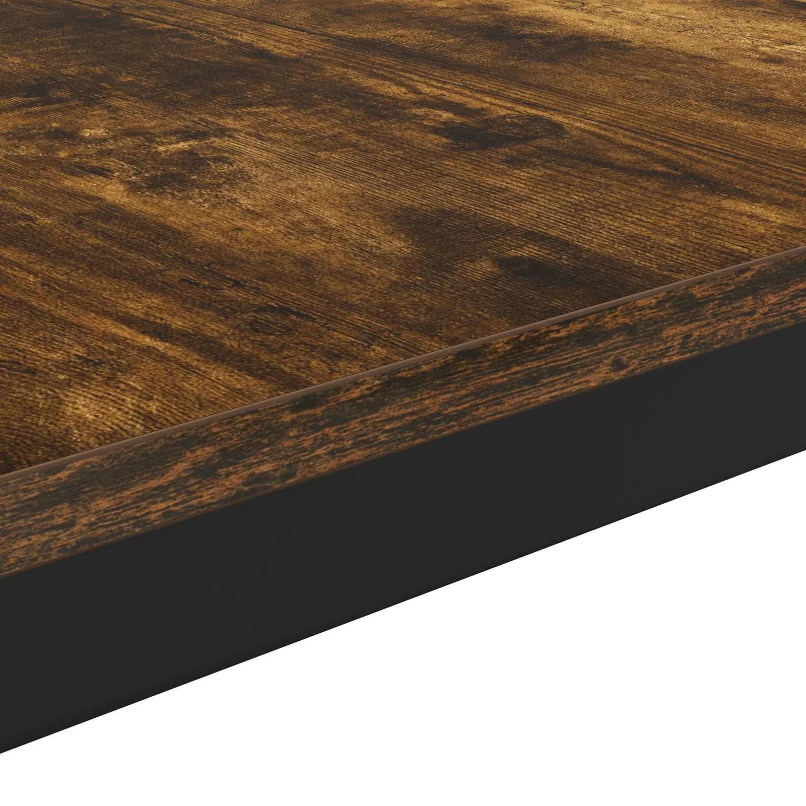 Klubska miza Dimni hrast 60 x 30 x 36 cm Inženirski les - slika 8