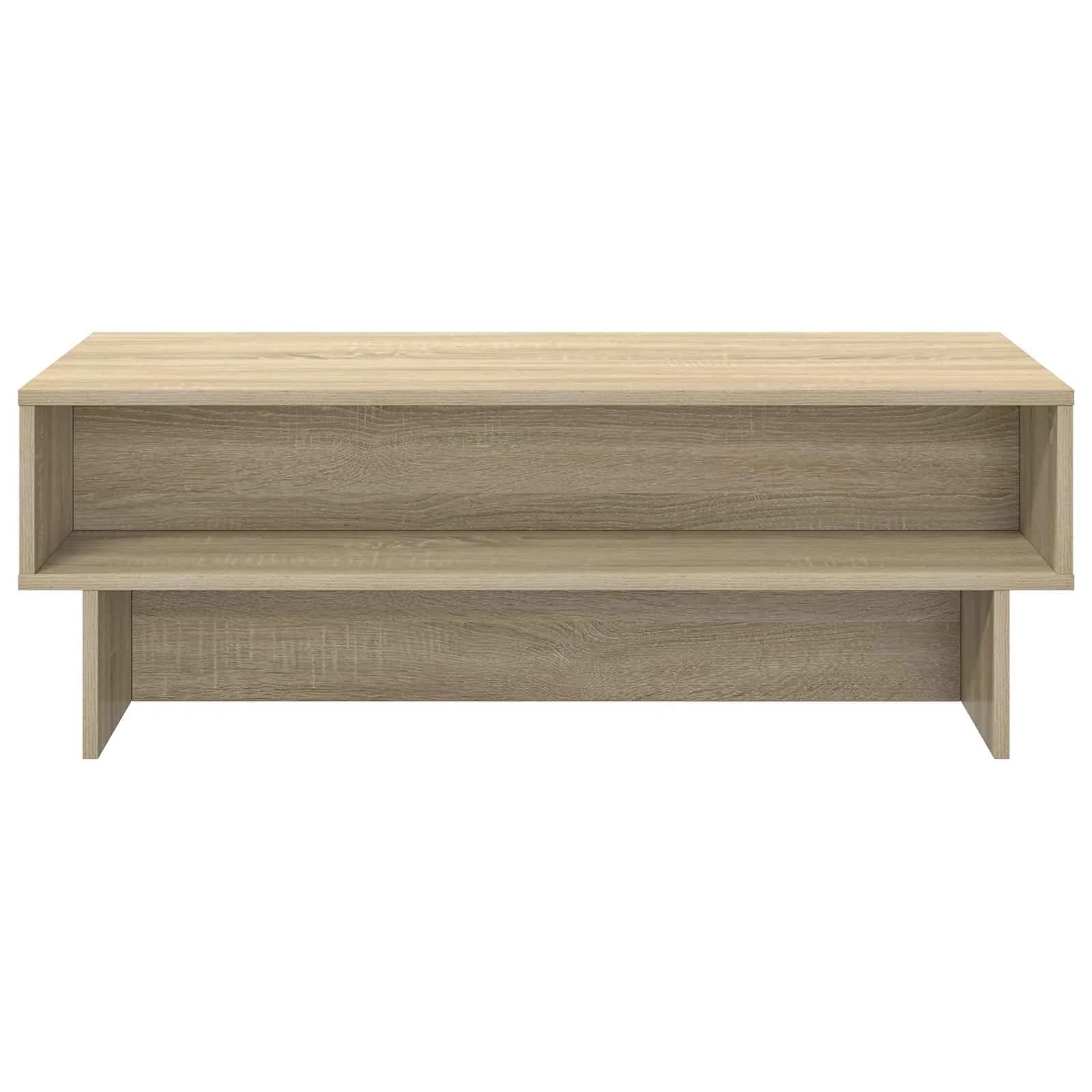 Klubska miza Sonoma hrast 100 x 46 x 35 cm Inženirski les - slika 5