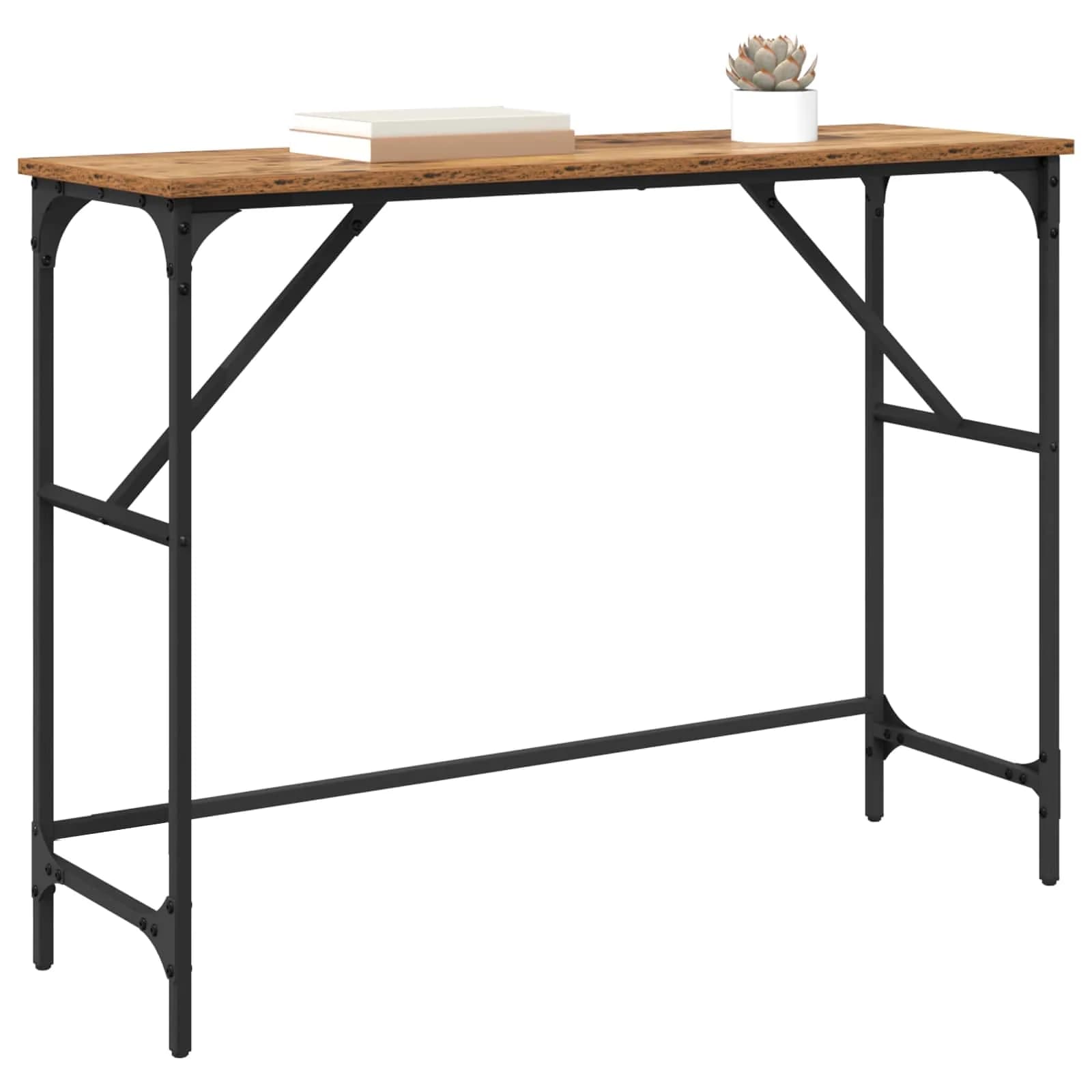 Konzolna miza Star les 100 x 32 x 75 cm Inženirski les - slika 3