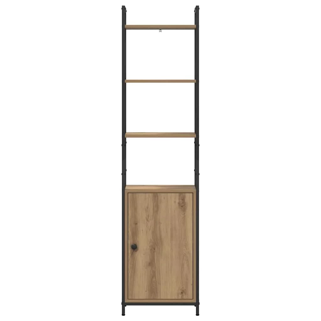 Knjigovni omar 6 nivojev 40 x 24 x 161 cm Inženirski les - slika 6