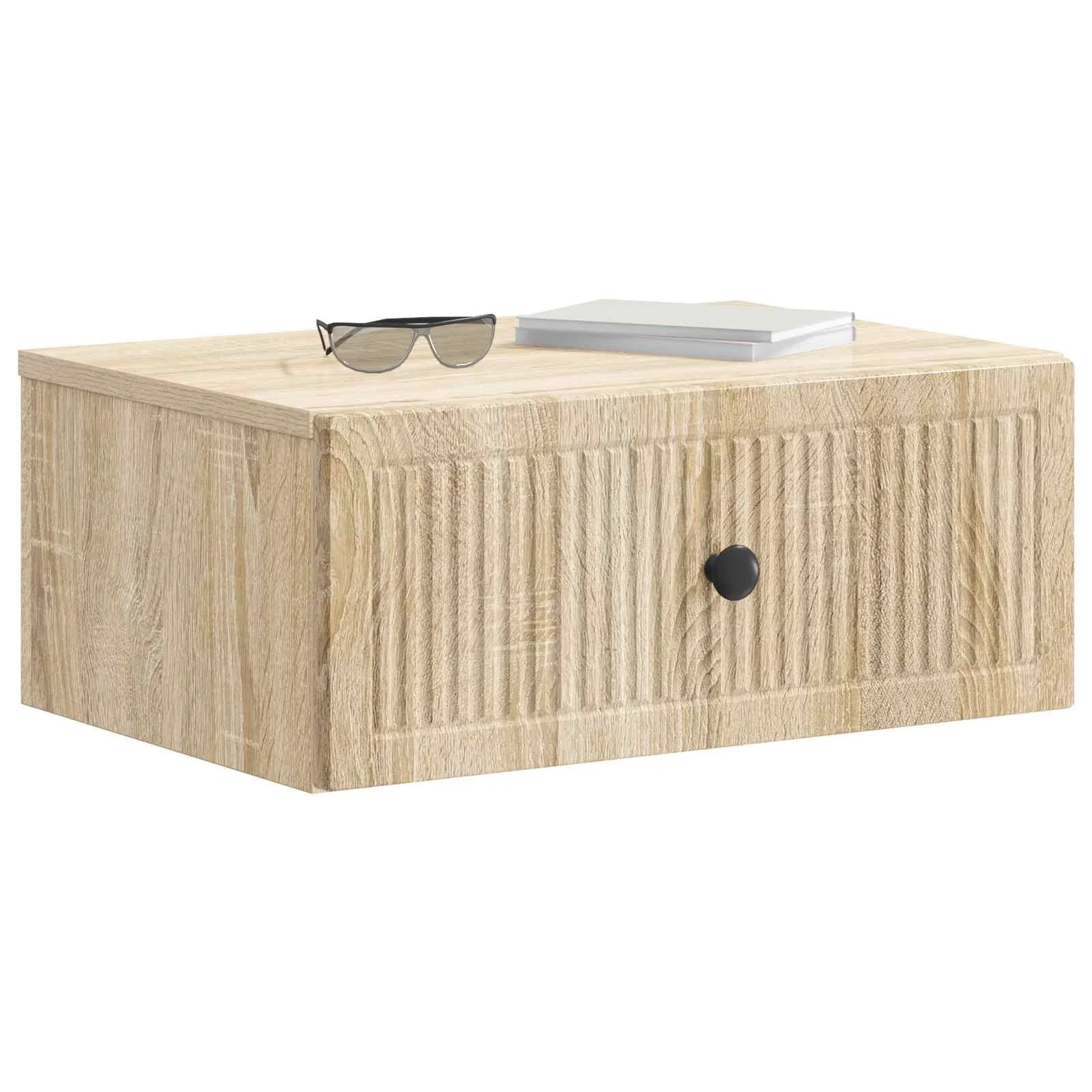 Nočna omarica 2 kos Sonoma hrast 49 x 34,5 x 20 cm - slika 3