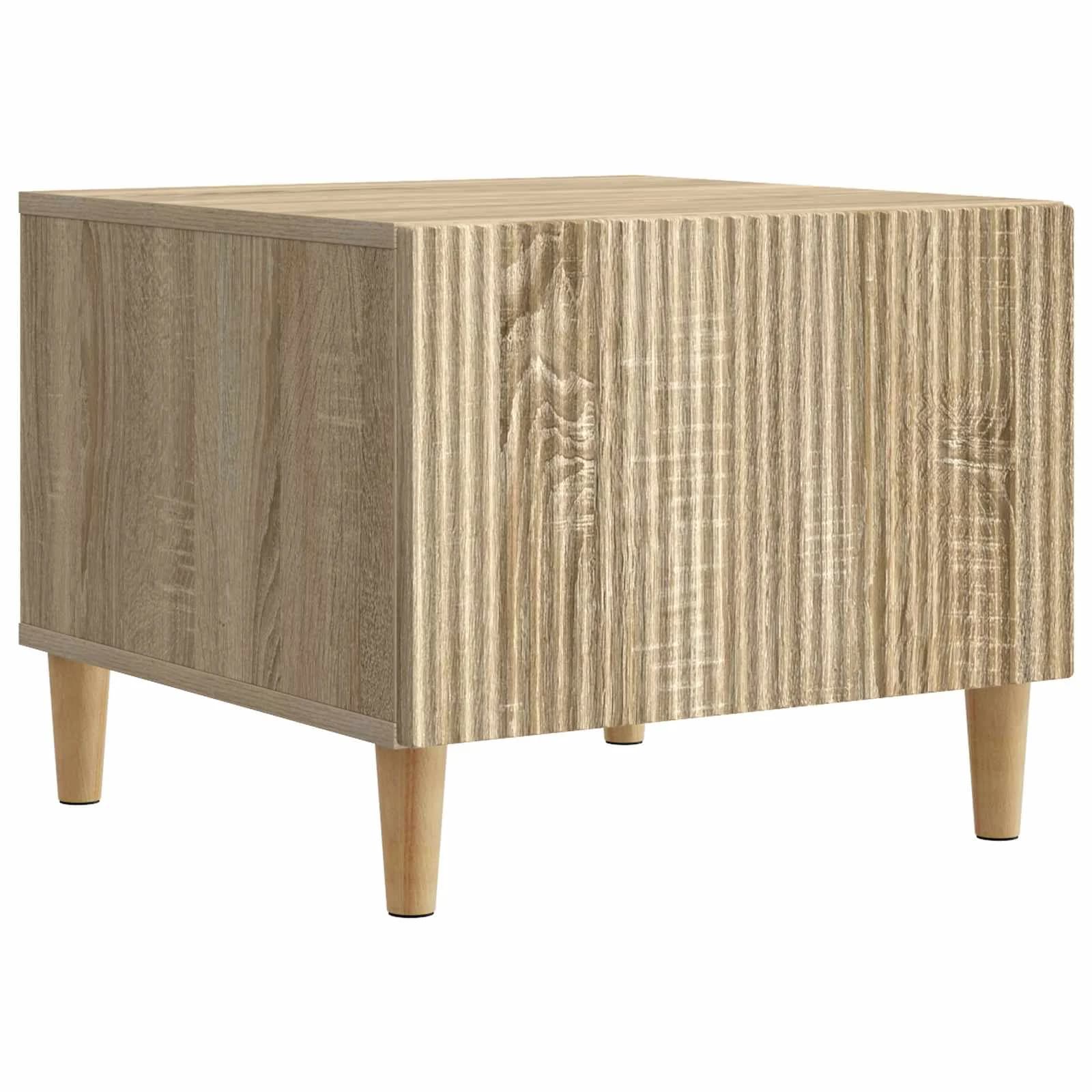 Klubska miza Sonoma hrast 49 x 50 x 40 cm Inženirski les - slika 2