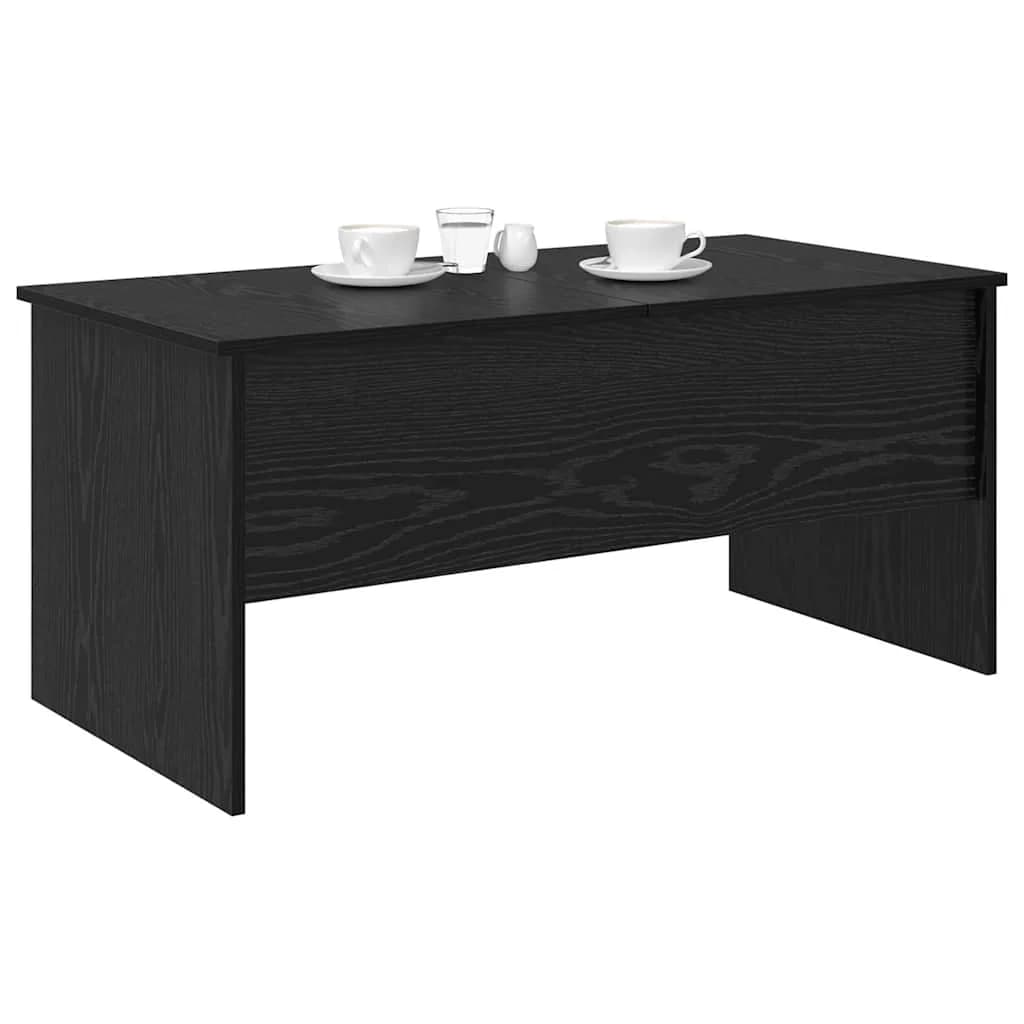 Klubska miza Črna Orehovina 102 x 50,5 x 46,5 cm Inženirski les - slika 3