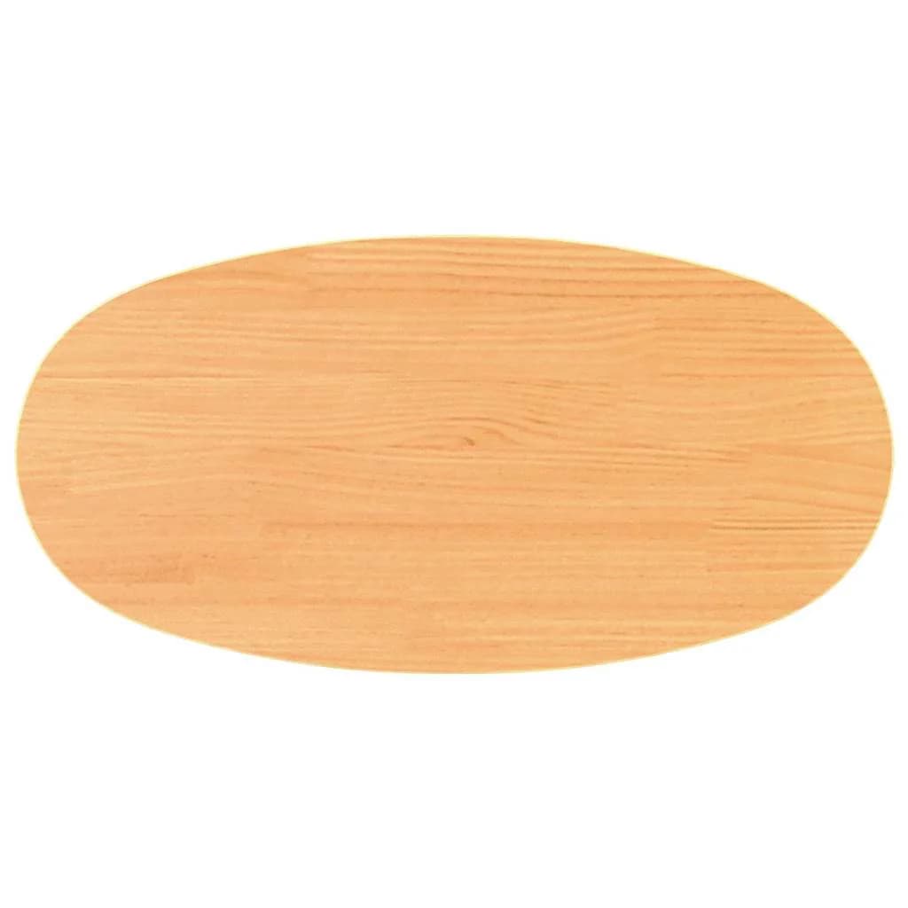 Klubska miza Voskast rjav 80 x 40 x 35 cm Masivno borovo les - slika 9