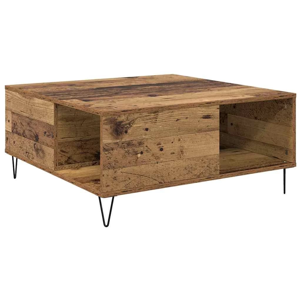 Klubska miza Star les 80 x 80 x 36,5 cm Inženirski les - slika 2