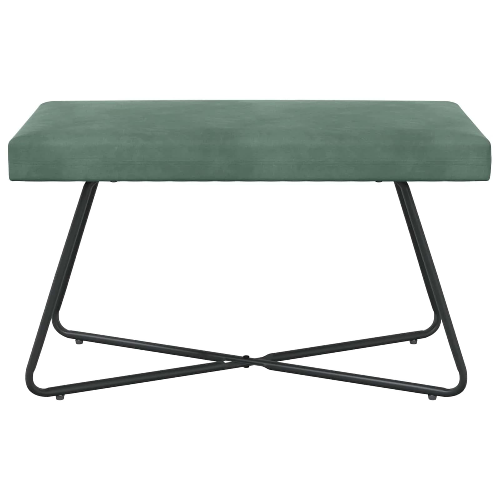 klop Morsko zelena 80 x 40 x 45 cm Žamet - slika 5