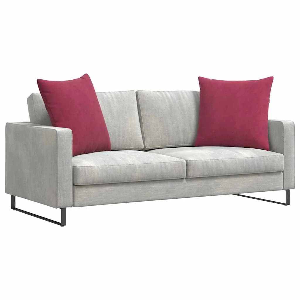 Blazine za kavč 2 pcs Vinorodna rdeča 80 x 80 cm - slika 3