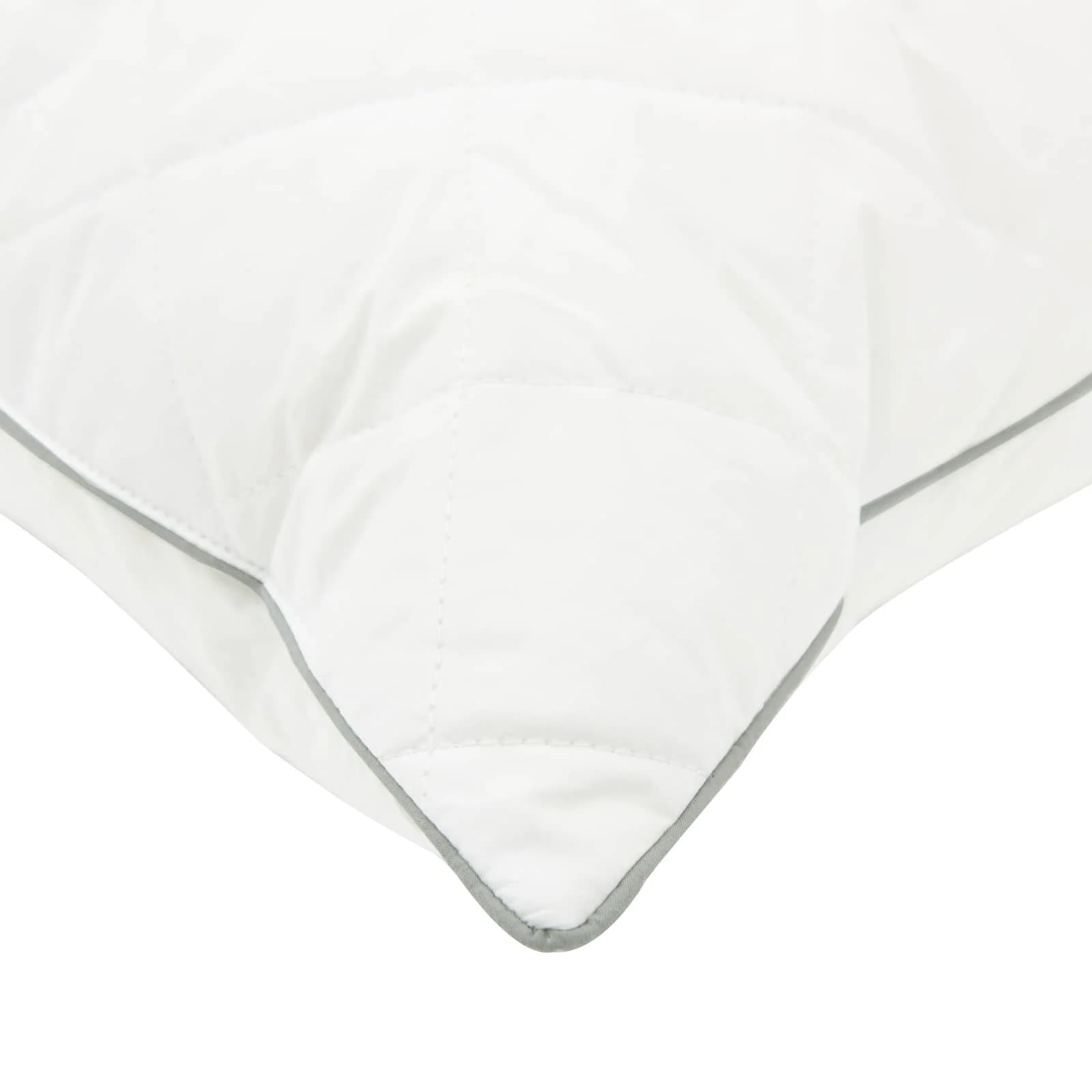 Vzglavnik FULDA 60 x 70 cm 100% gosjih puhov in perja Bela - slika 5