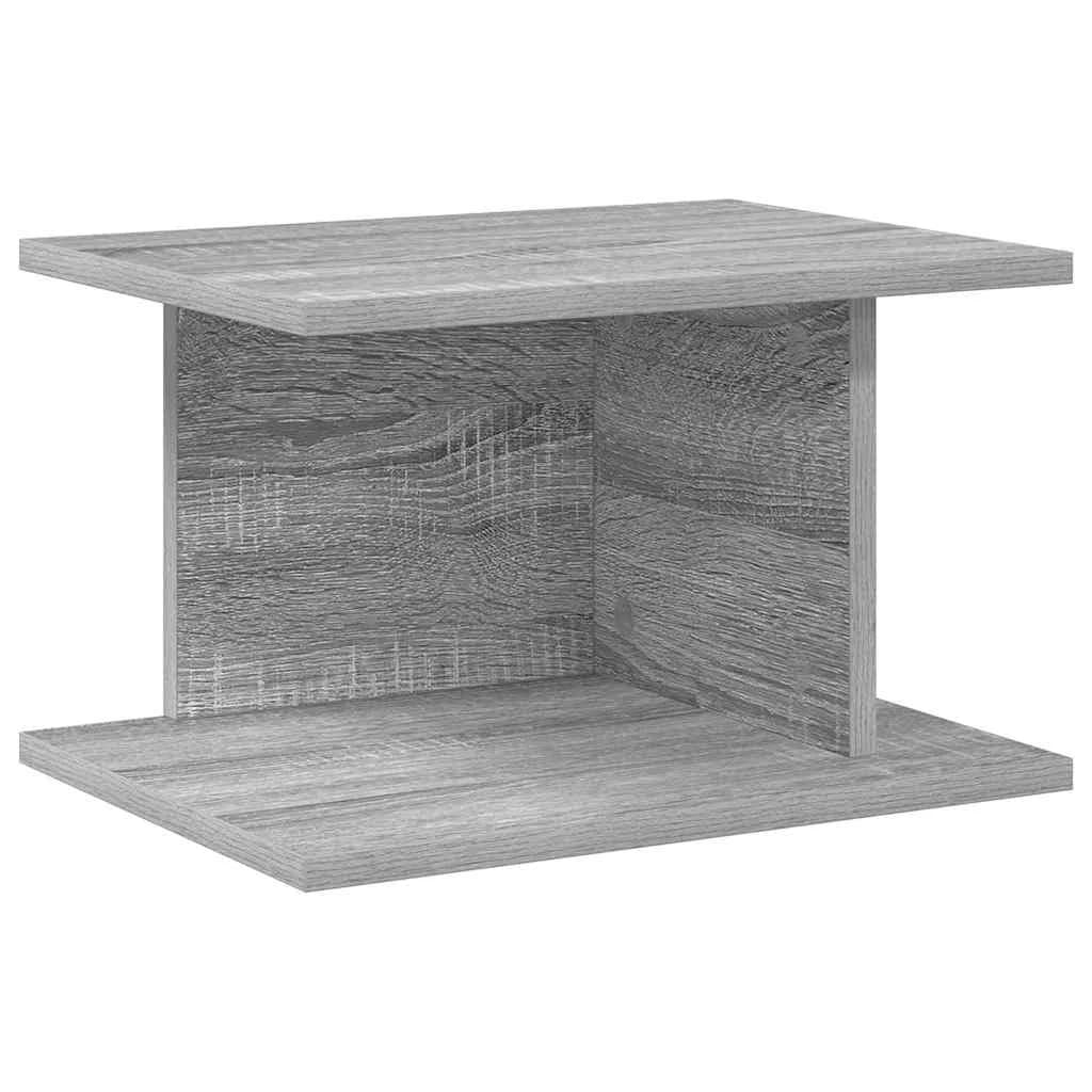 Nočna omarica 2 kos Siva Sonoma 40 x 30 x 25 cm Inženirski les - slika 5