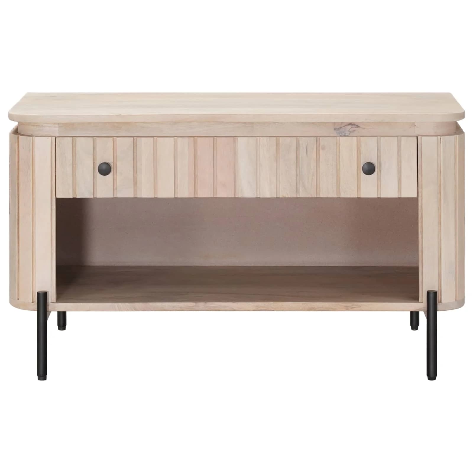 Klop za čevlje 85 x 37 x 48 cm Masivno mangovo les in vezan les - slika 5