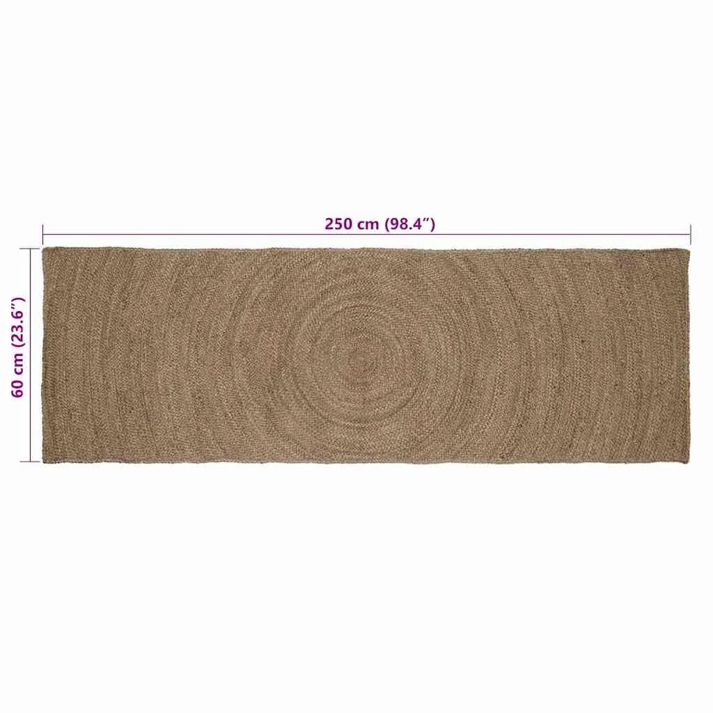 Preproge za površine Siva 60 x 250 cm Juta - slika 7
