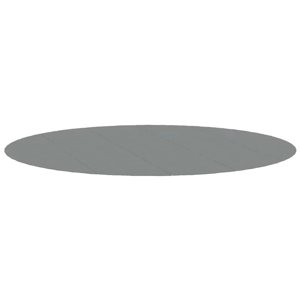 Podloga za bazen svetlo siva Ø550 cm poliestrski geotekstil - slika 2