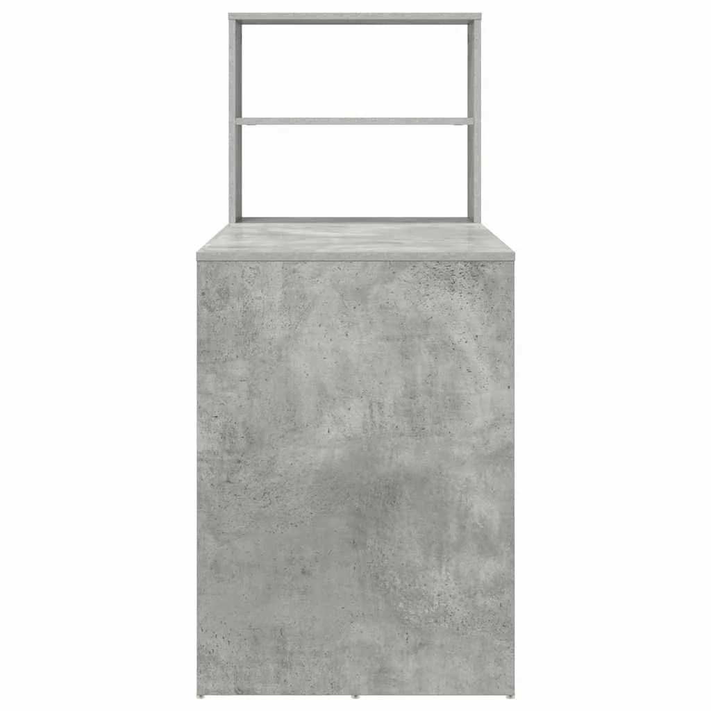 Miza Betonsko siva Inženirski les 113 x 54 x 120 cm - slika 6