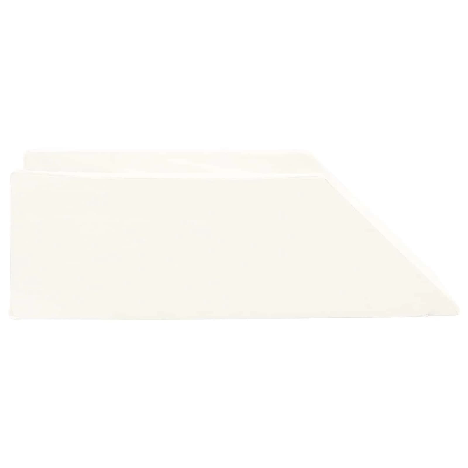 Blazina za noge Enobarvno Bela 68 x 25 x 21,5 cm PU pena - slika 5