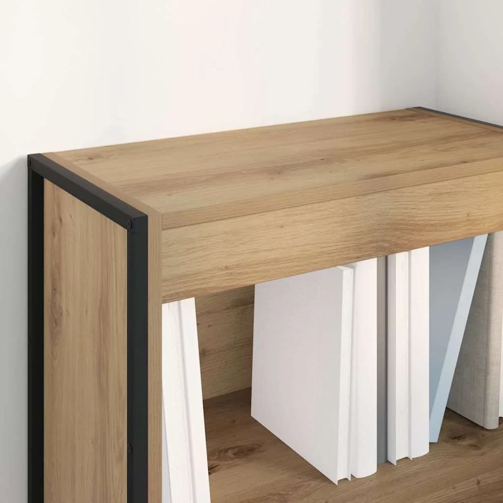 Knjigovni omar 60 x 30 x 86,5 cm Inženirski les Oreh - slika 4