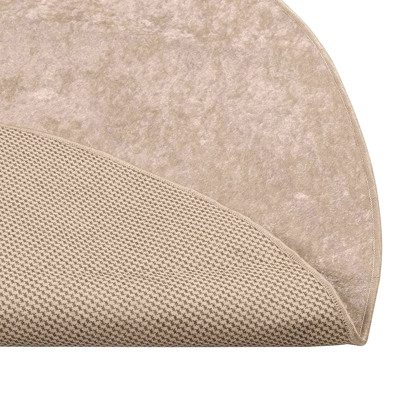 Preproga runner MARSA Bež 120 x 120 cm Poliester in PVC - slika 4