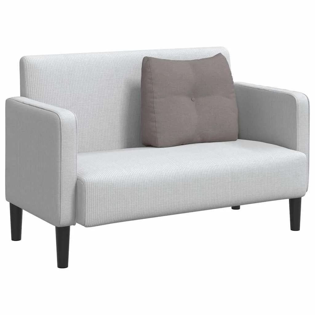 Poglavni vzglavnik Taupe 60 x 24 x 50 cm blago - slika 3