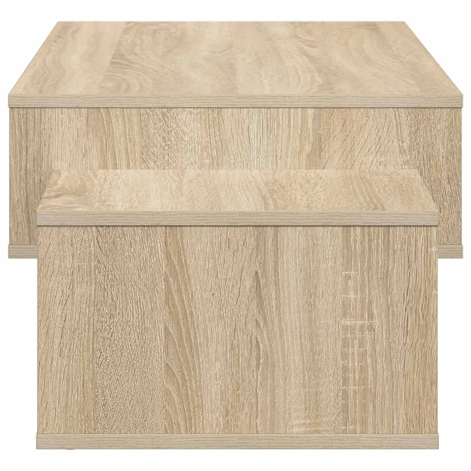 Klubska miza Sonoma hrast 105 x 50 x 32,5 cm Inženirski les - slika 6