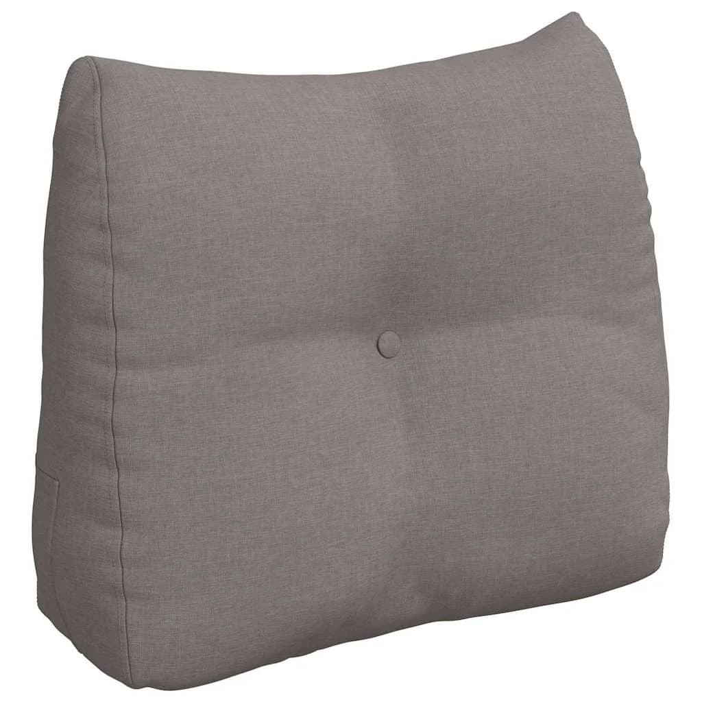 Poglavni vzglavnik Taupe 60 x 24 x 50 cm blago - slika 2