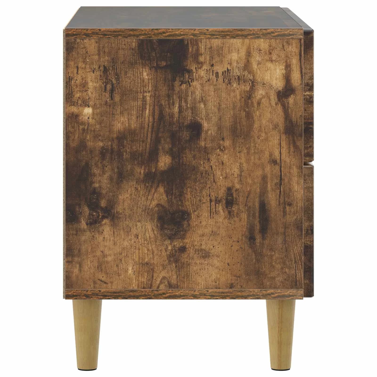 Nočna omarica Dimljen hrast 62 x 34,5 x 48 cm Inženirski les - slika 6
